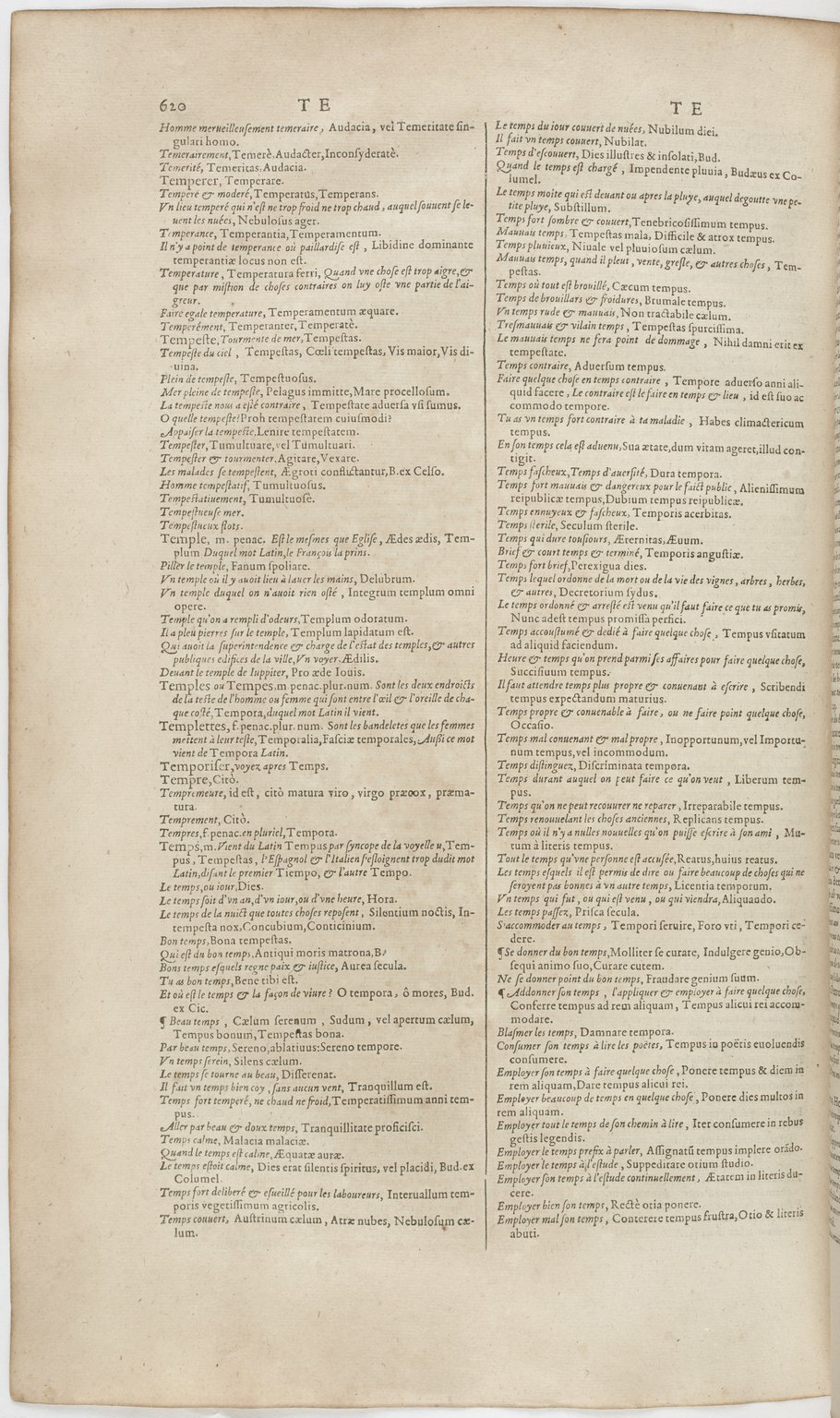 1606 - David Douceur - Trésor de la langue française - BnF