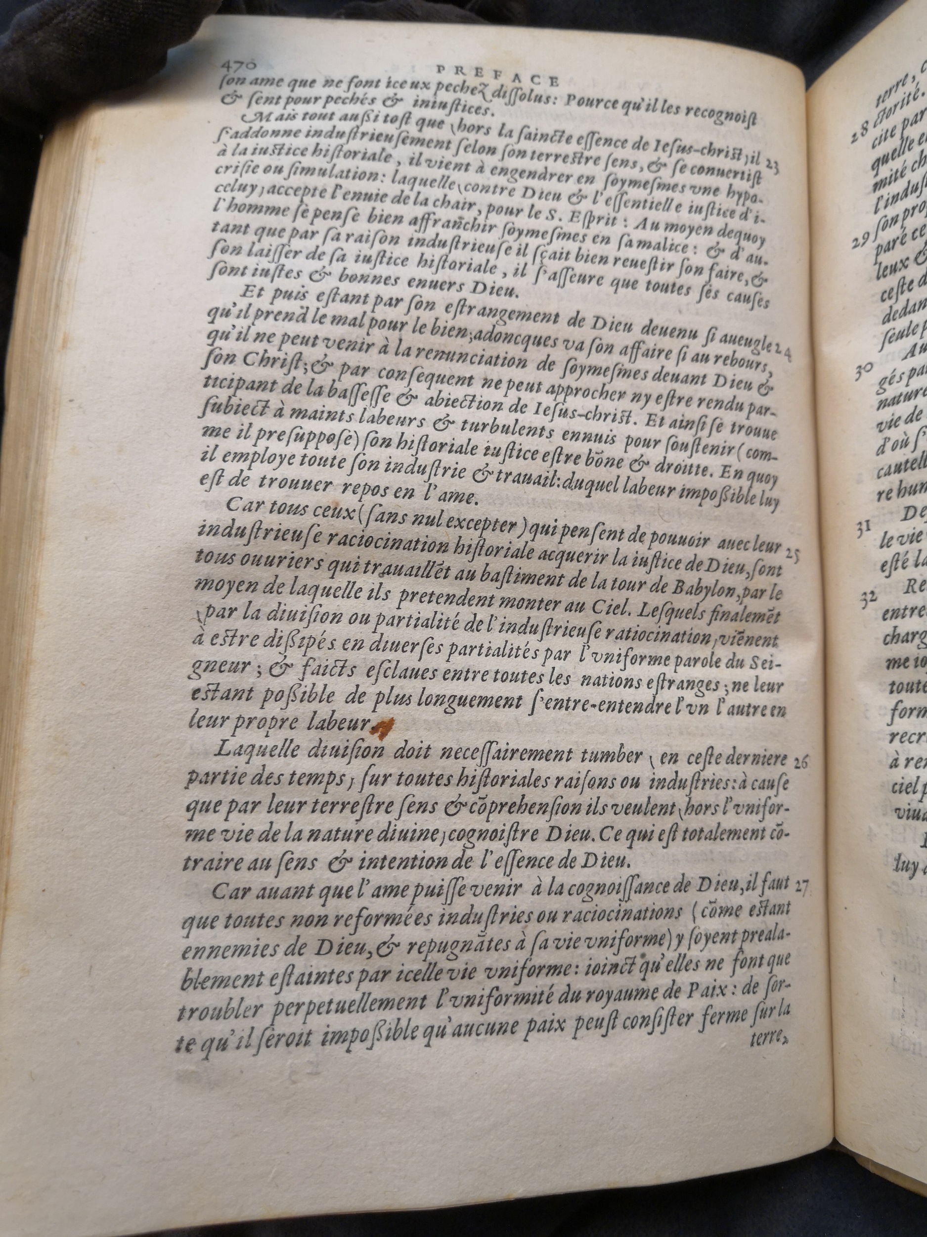 1581c. - Christophe Plantin - Le Livre des témoignages du Trésor caché au champ (Livres 2, 4, 6 et 7) - Anvers Musée Plantin Moretus