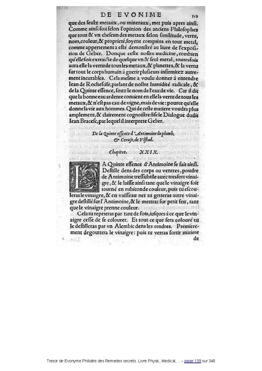 1555 - Balthazar Arnoullet - Trésor d’Évonyme Philiatre - Université Paris Cité