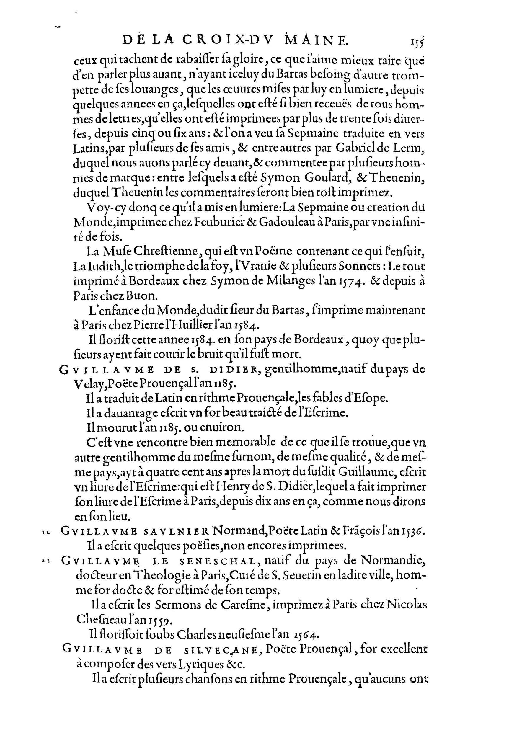 1584 - Abel L&#039;Angelier - Bibliothèques françaises - BnF