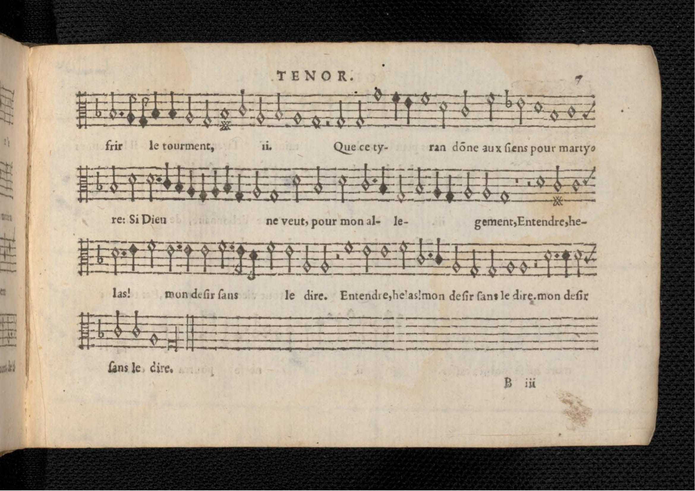 1576 - [Pierre de Saint-André] - Trésor de musique d’Orlande de Lassus Tenor - KBR Bruxelles