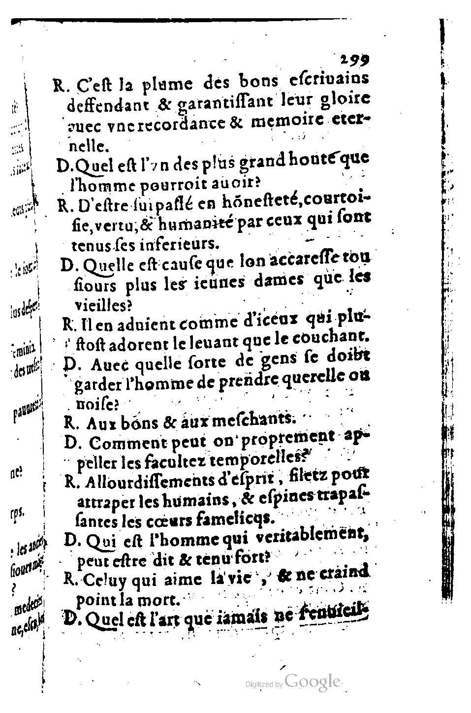 1582 - Nicolas Bonfons - Trésor des sentences dorées - BM Lyon