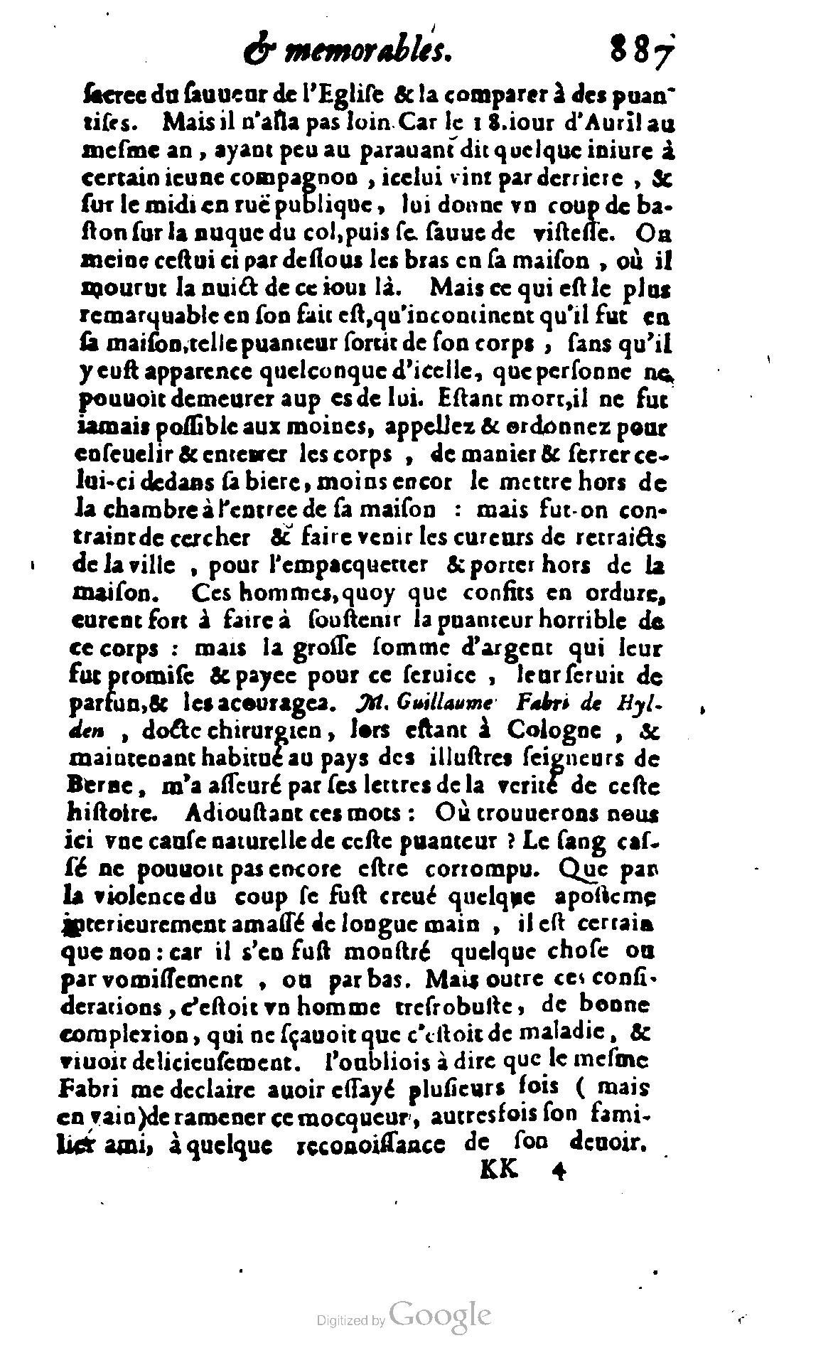 1620 - Samuel Crespin - Trésor d’histoires admirables et mémorables - BCU Lausanne