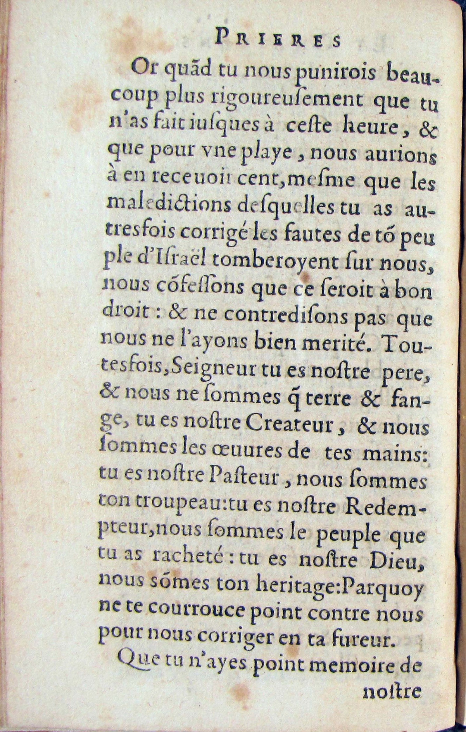 1572 - Antoine Certia - Trésor des prières, oraisons et instructions chrétiennes - Nîmes
