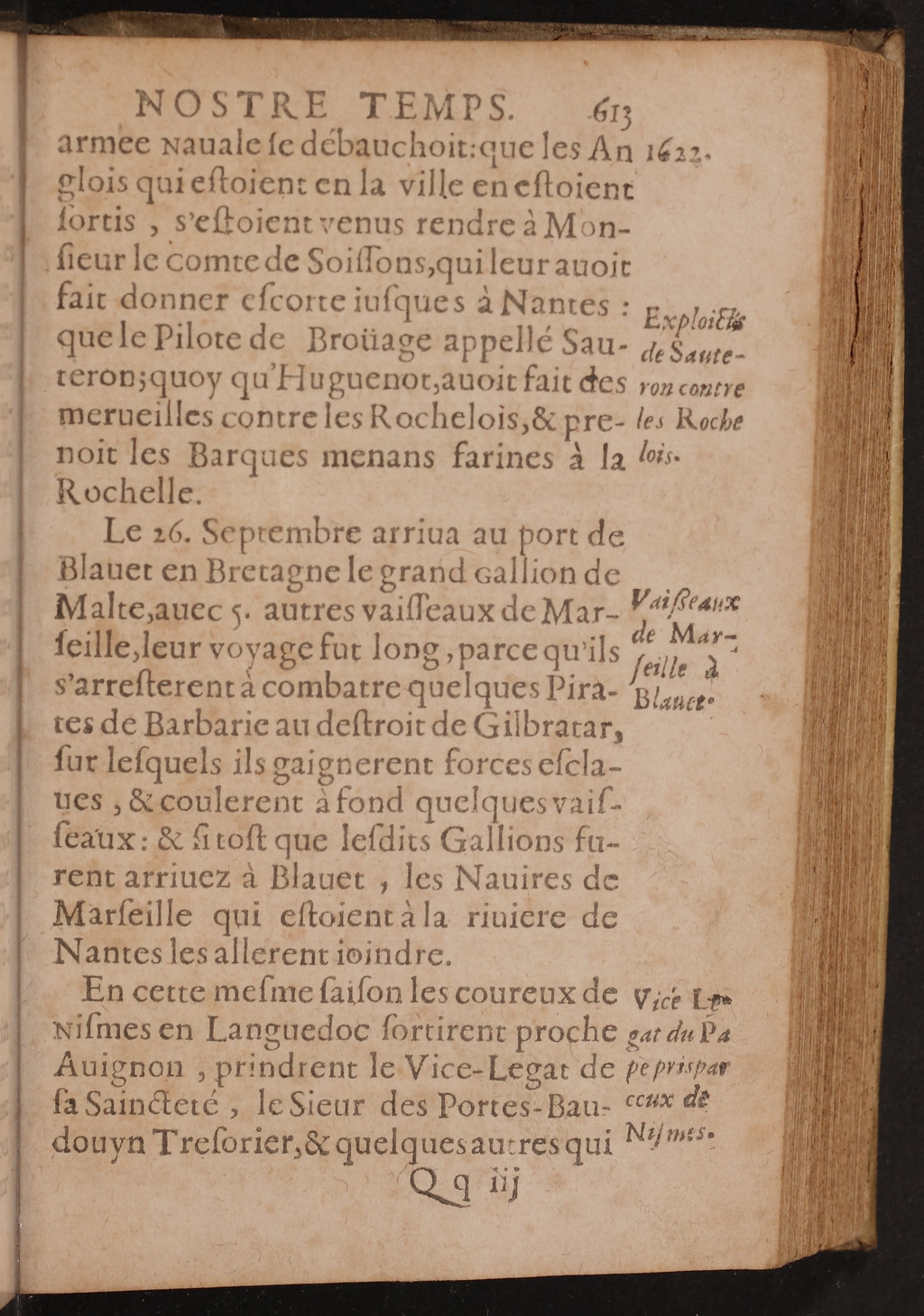 1626 - Joseph Bouillerot - Trésor de l’histoire générale de notre temps - BnF Arsenal