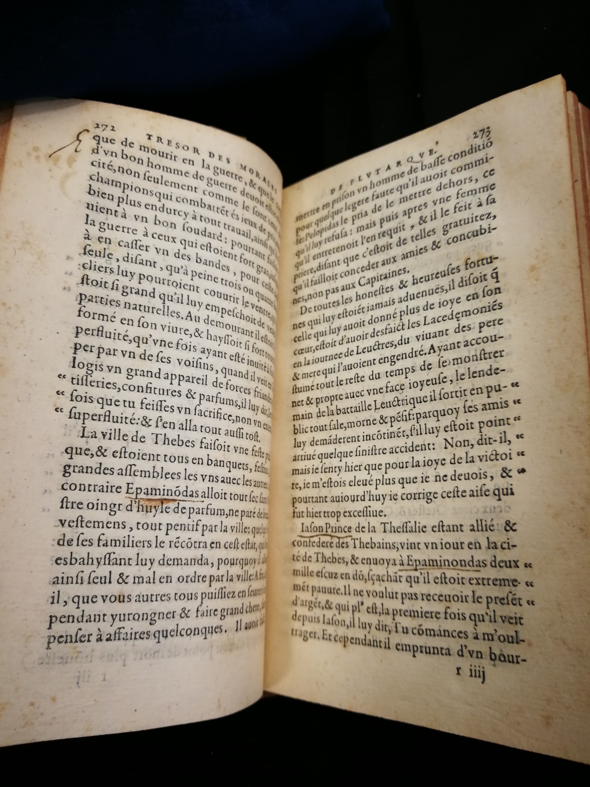 1577 - Jean Poupy - Trésor des morales de Plutarque - Les Méjanes, Aix-en-Provence 1577 - Jean Poupy - Trésor des morales de Plutarque - Les Méjanes, Aix-en-Provence