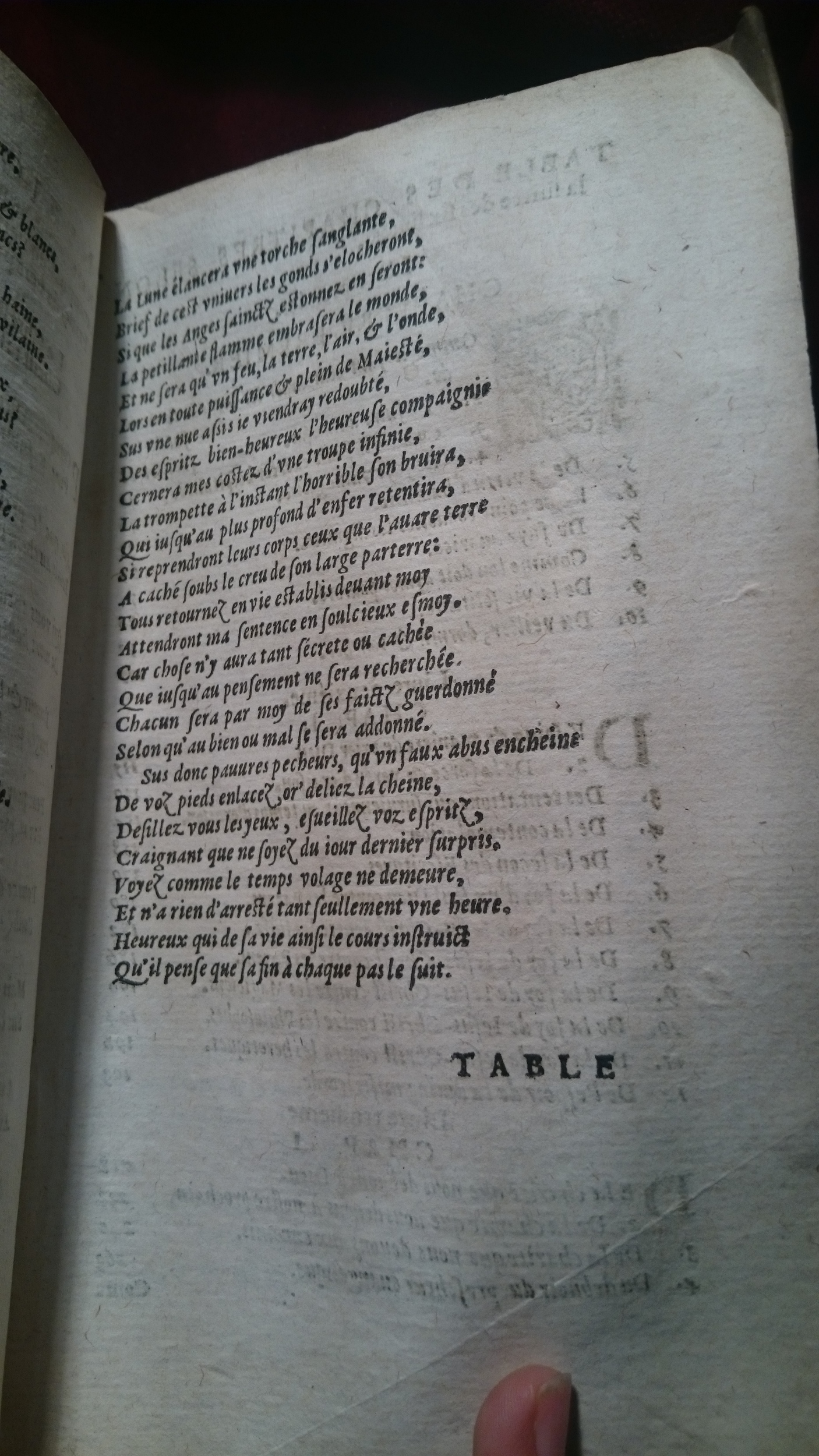 1596 - Jean Bogart - Trésor des faits et dits mémorables des hommes saints et illustres - BM Amiens
