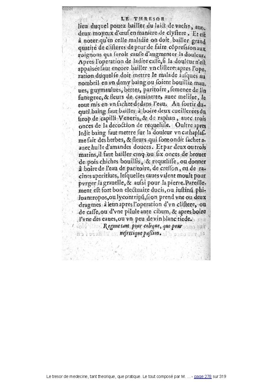 1560 - Pierre et Jan Moine - Trésor de médecine - Université Paris Cité
