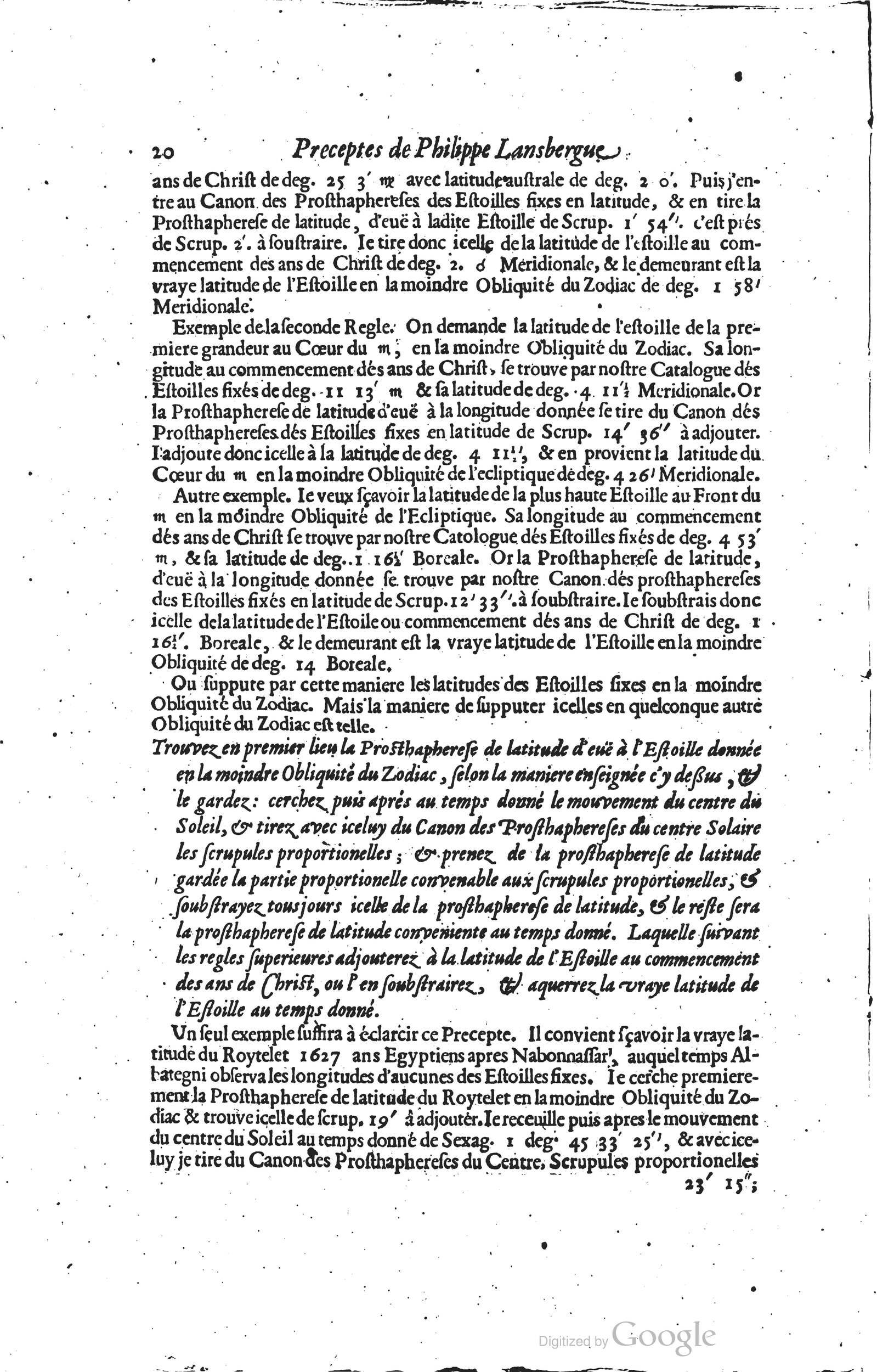 1634 - Zacharie Roman - Les Tables perpétuelles - Universiteit Leiden