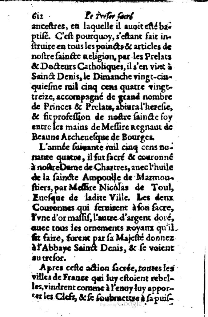 1636 - Jean Billaine - Trésor sacré ou inventaire des saintes reliques - British Library