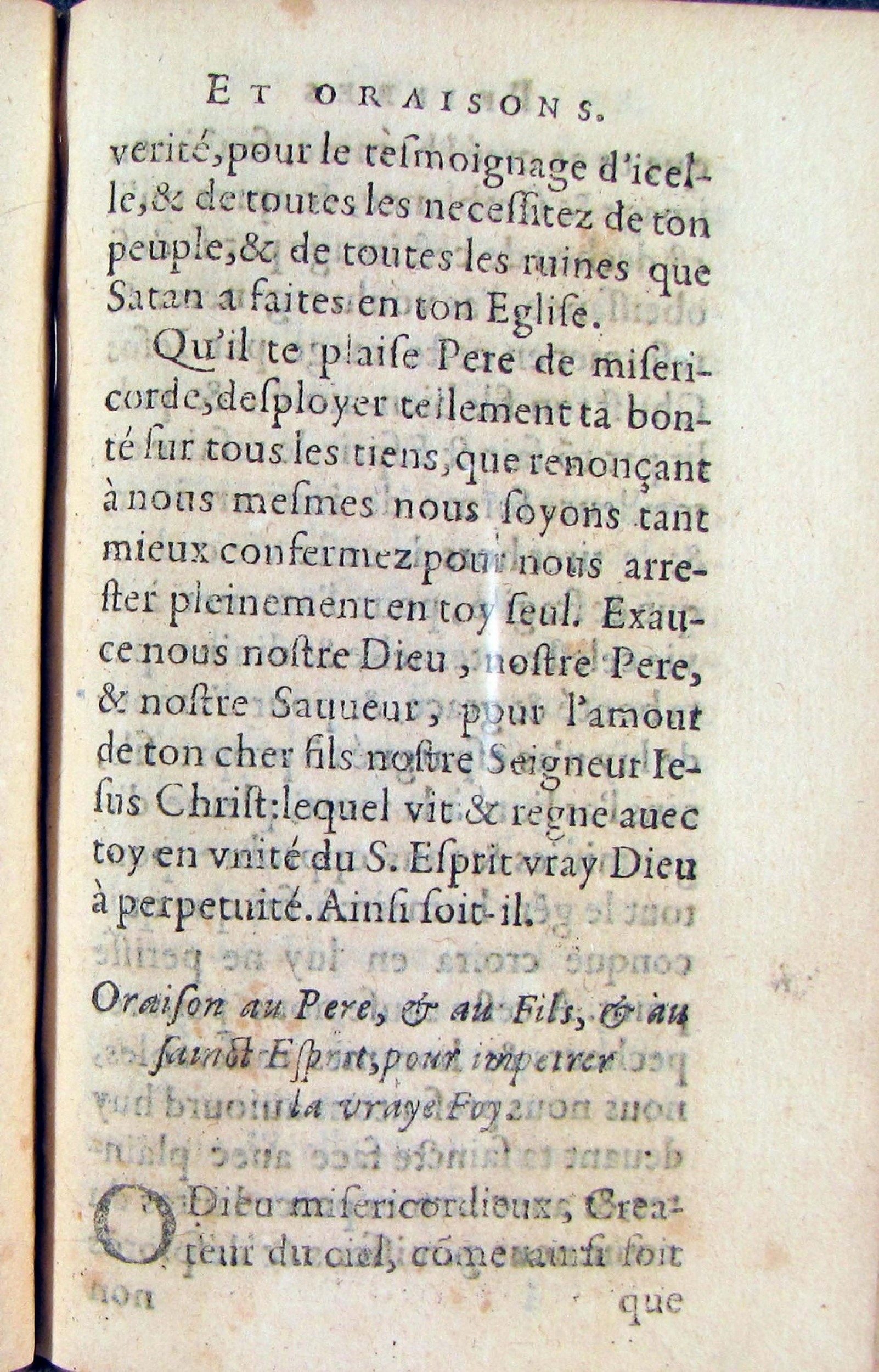 1572 - Antoine Certia - Trésor des prières, oraisons et instructions chrétiennes - Nîmes