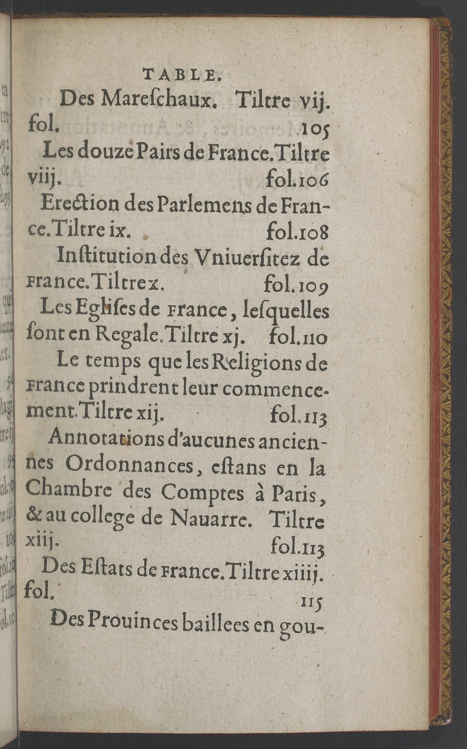 1603 - Galiot Corrozet - Trésor des histoires de France - BnF Tolbiac