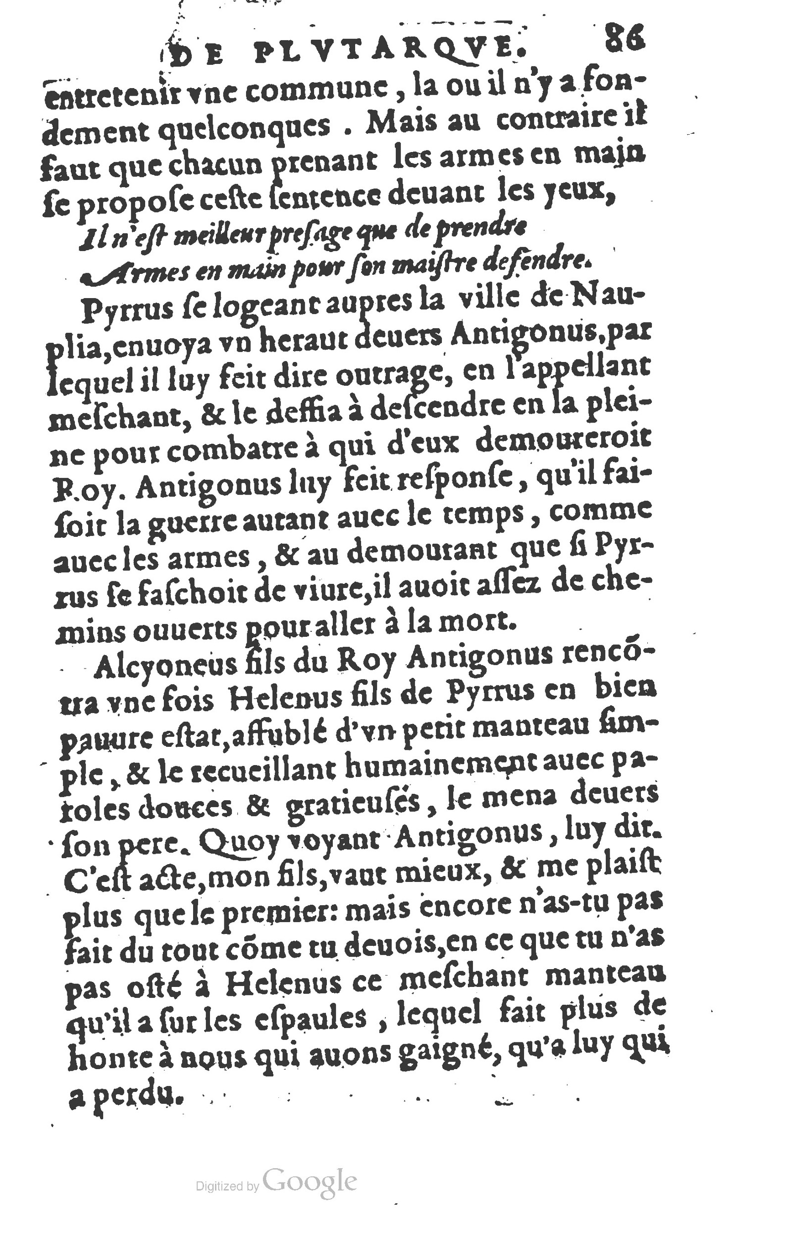 1577 - Claude Micard - Trésor des vies de Plutarque - BSB Munich 1577 - Claude Micard - Trésor des vies de Plutarque - BSB Munich