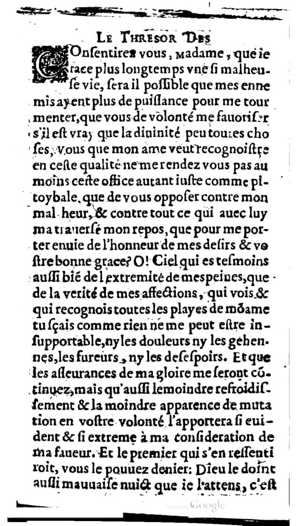 1624 - Nicolas Oudot - Trésor des lettres douces et amoureuses - BNC Florence
