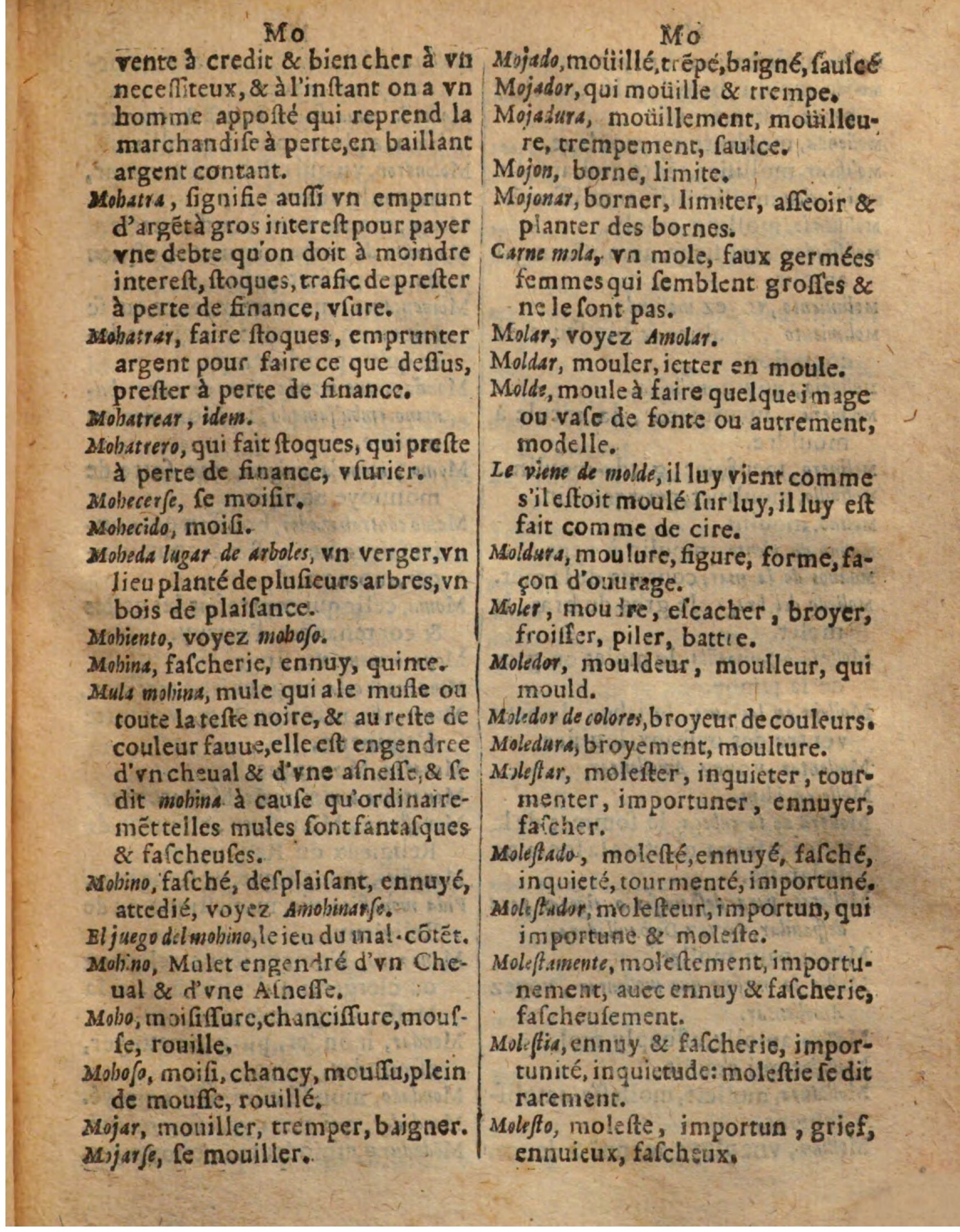 1625 - Hubert Antoine - Trésor des deux langues espagnole et française - Augsbourg