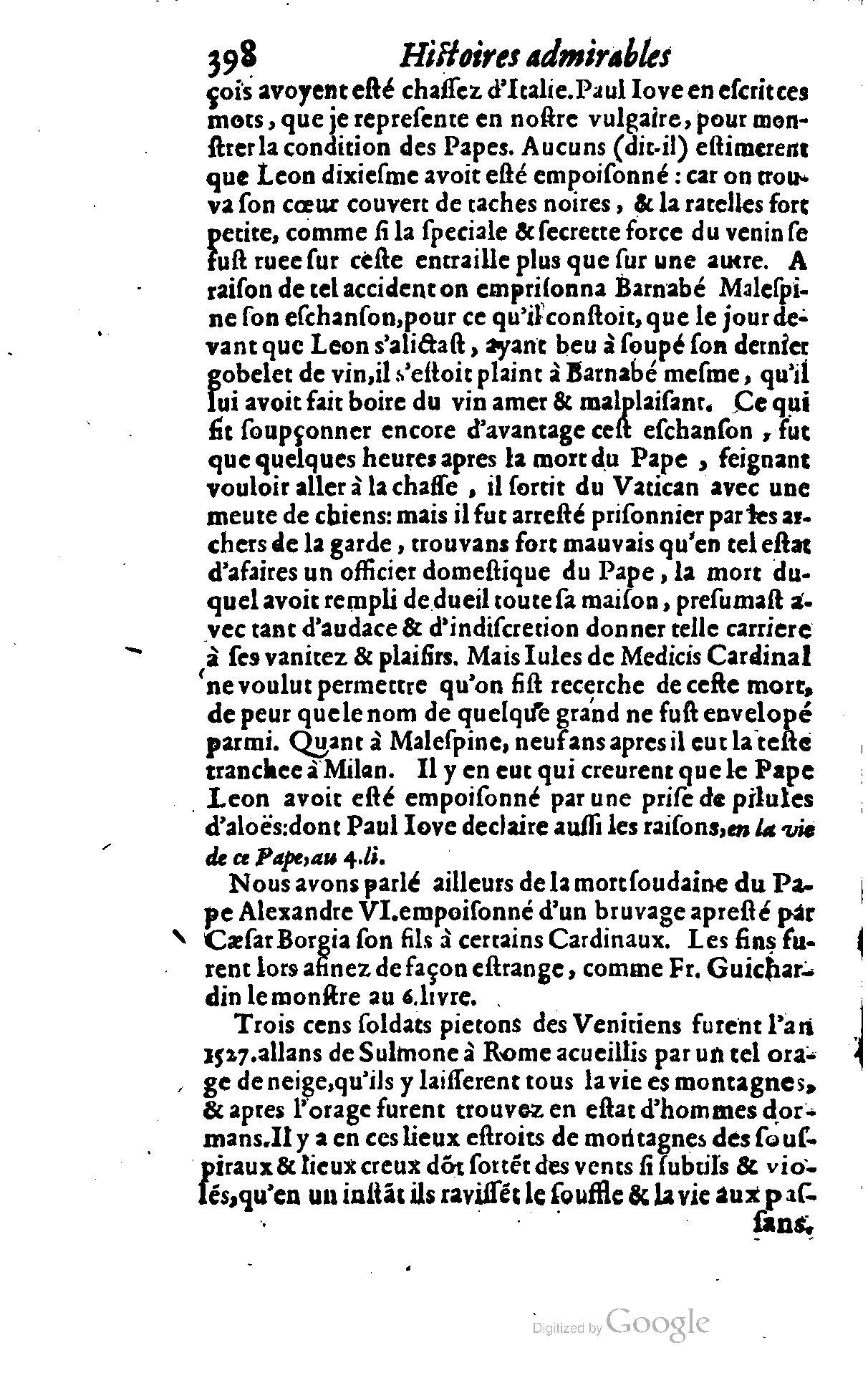 1628 - Jacques Crespin - Trésor d’histoires admirables et mémorables - BSB Munich