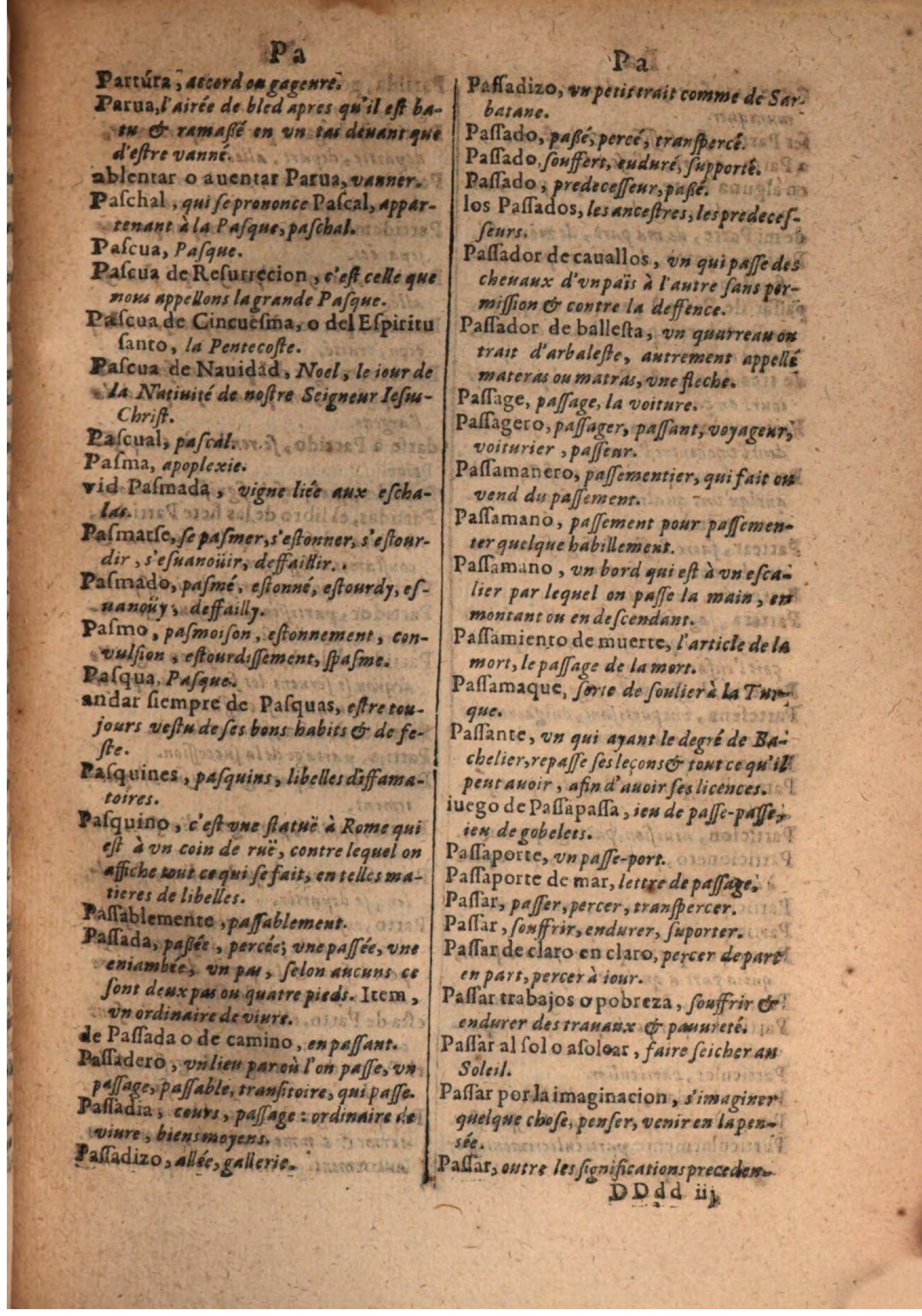 1645 - A. de Sommaville et A. Courbé - Trésor des deux langues espagnole et française - BSB Munich 1645 - A. de Sommaville et A. Courbé - Trésor des deux langues espagnole et française - BSB Munich
