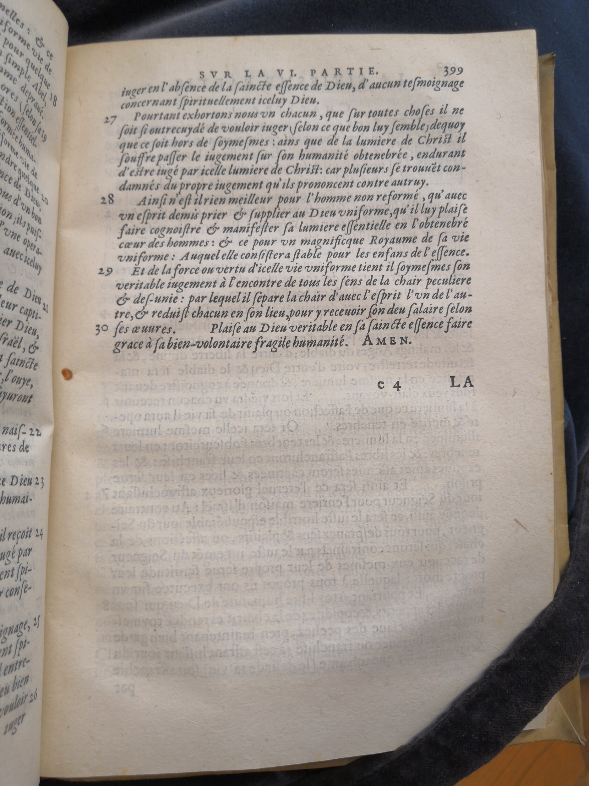1581c. - Christophe Plantin - Le Livre des témoignages du Trésor caché au champ (Livres 2, 4, 6 et 7) - Anvers Musée Plantin Moretus