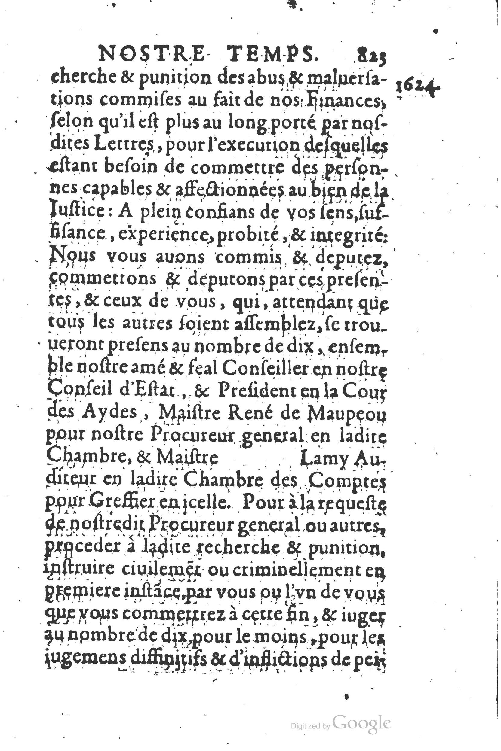 1626 - Joseph Bouillerot - Trésor de l’histoire générale de notre temps - BSB Munich