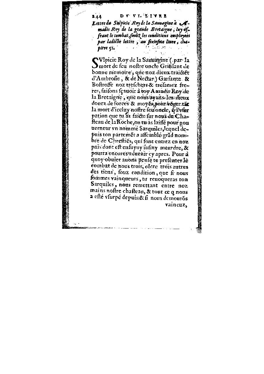 1572 - Veuve Gabriel Cotier - Trésor des Amadis - BM Lyon
