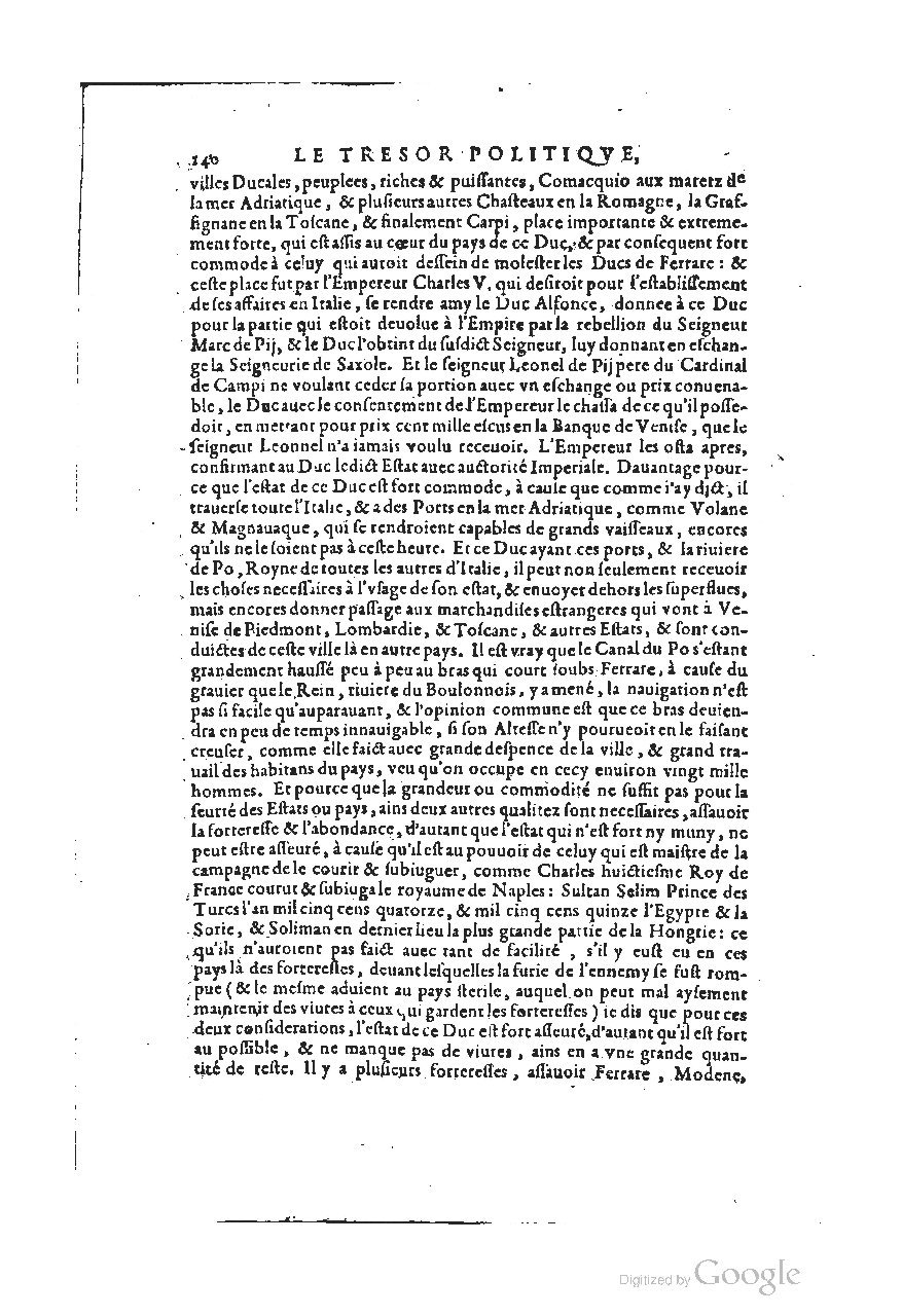 1611 - Pierre Chevalier - Trésor politique - UGent