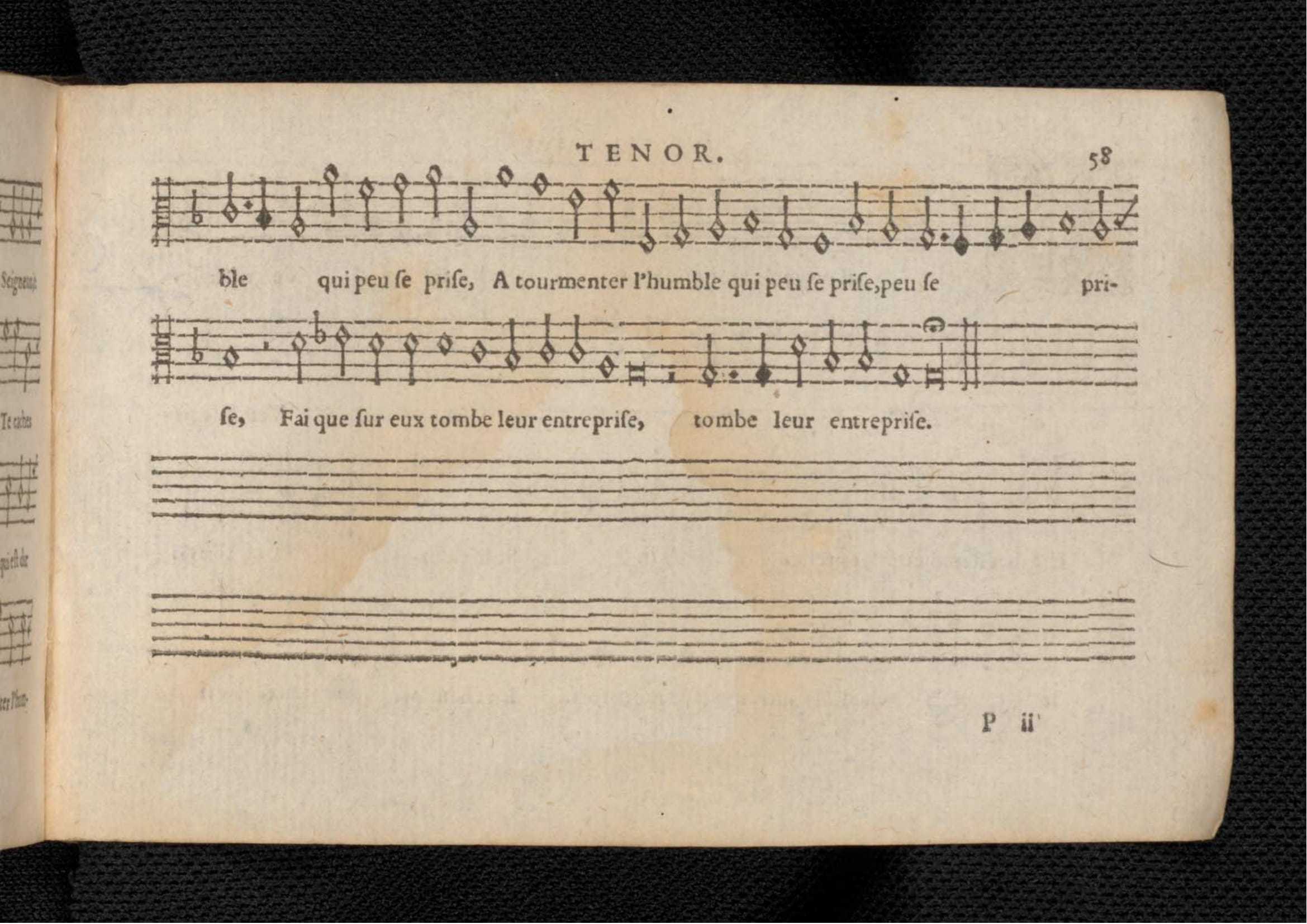 1576 - [Pierre de Saint-André] - Trésor de musique d’Orlande de Lassus Tenor - KBR Bruxelles