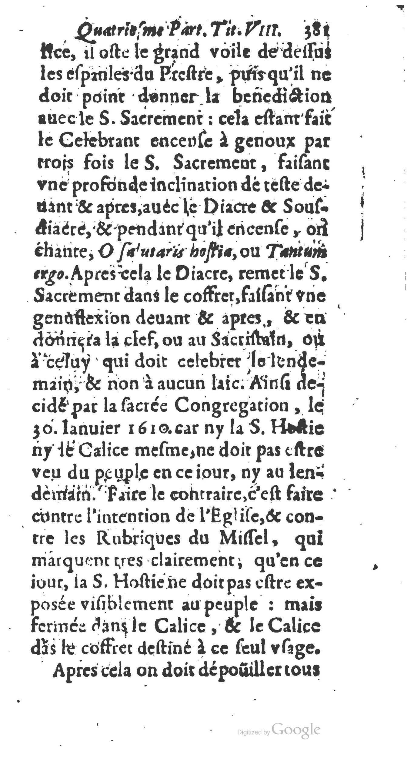 1651 - Jean Guillermet - Abrégé du trésor des cérémonies ecclésiastiques - BM Lyon 1651 - Jean Guillermet - Abrégé du trésor des cérémonies ecclésiastiques - BM Lyon