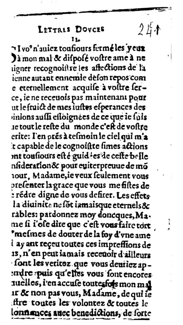 1624 - Nicolas Oudot - Trésor des lettres douces et amoureuses - BNC Florence
