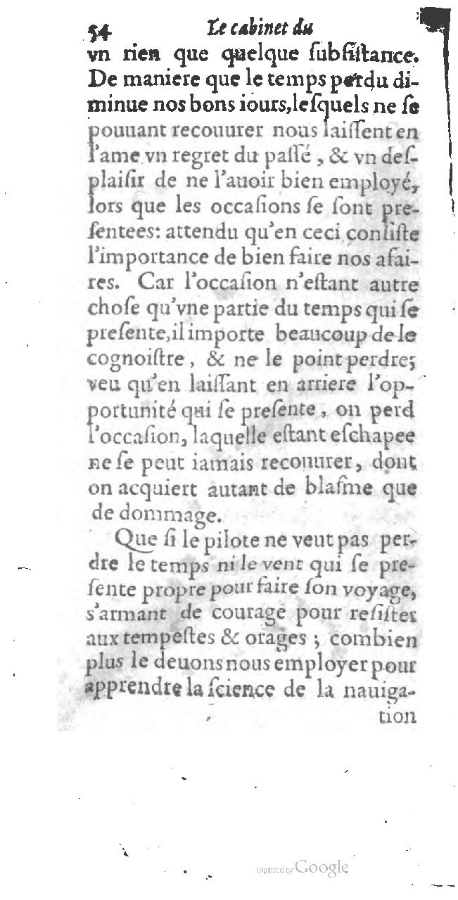 1615 - François Le Fèvre - Cabinet du vrai trésor - BCU Lausanne