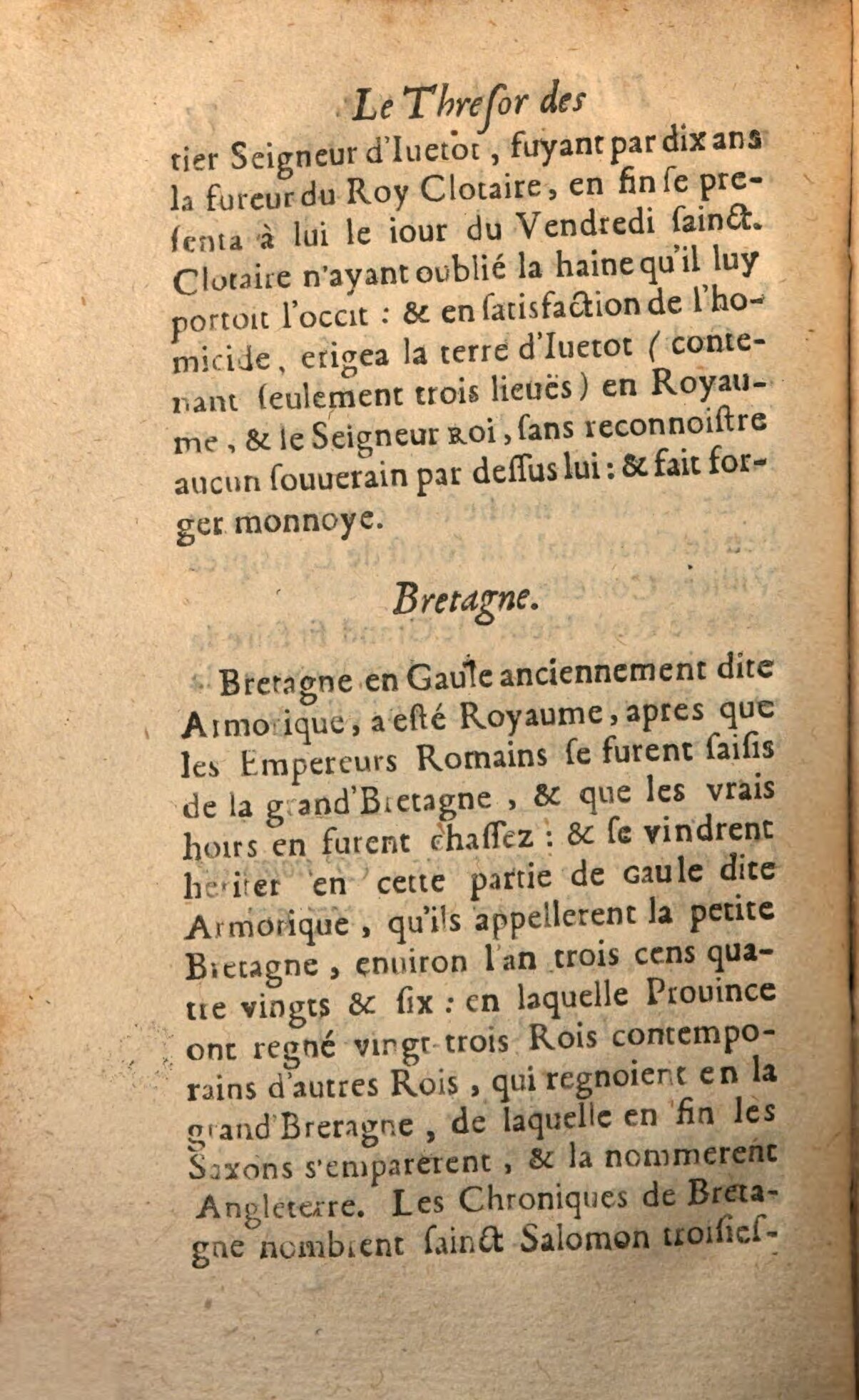 1639 - Jean Corrozet - Trésor des histoires de France - BSB Munich 1639 - Jean Corrozet - Trésor des histoires de France - BSB Munich