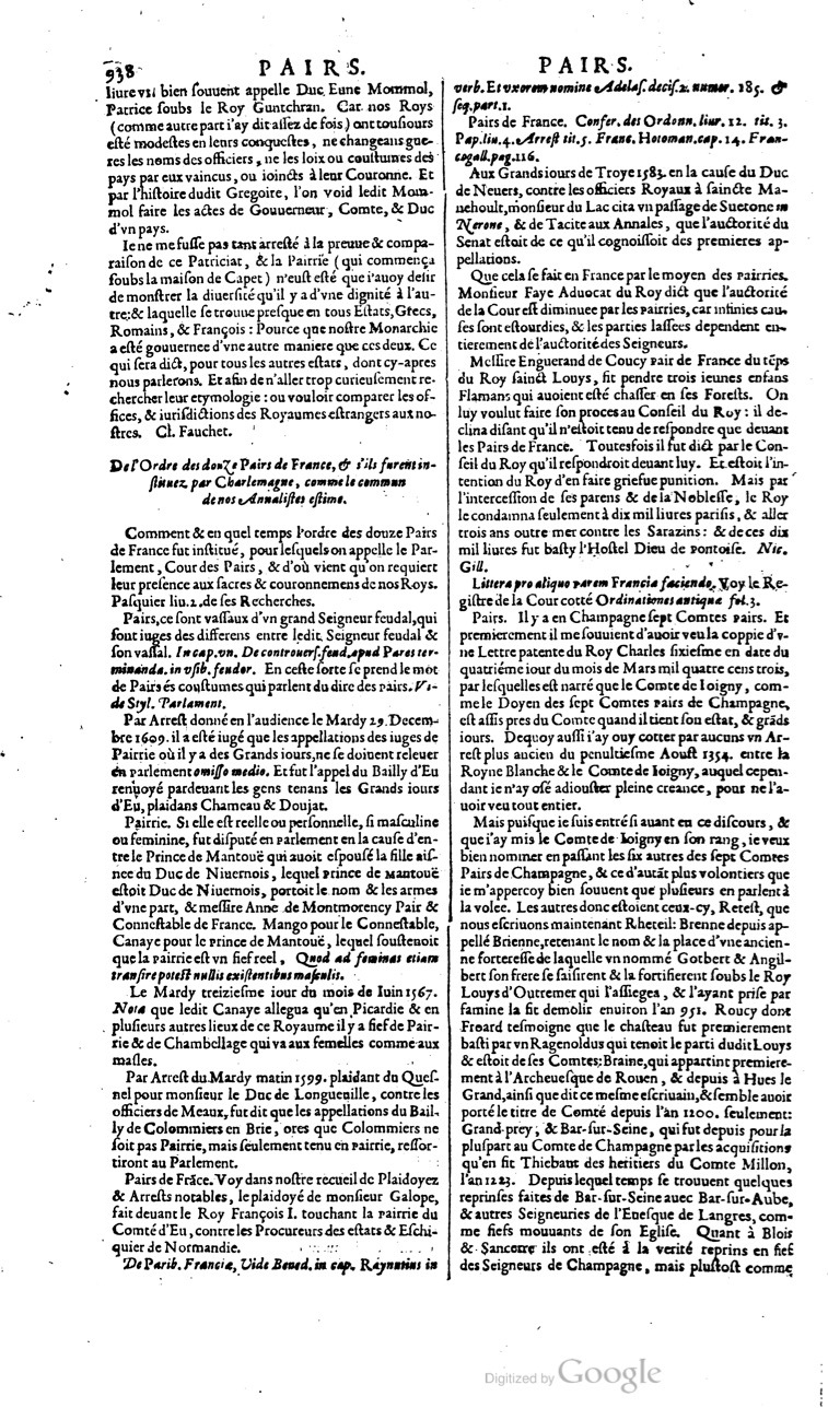 1629 - Veuve Nicolas Buon - Trésor du droit français (21754 T. 2) - BM Lyon