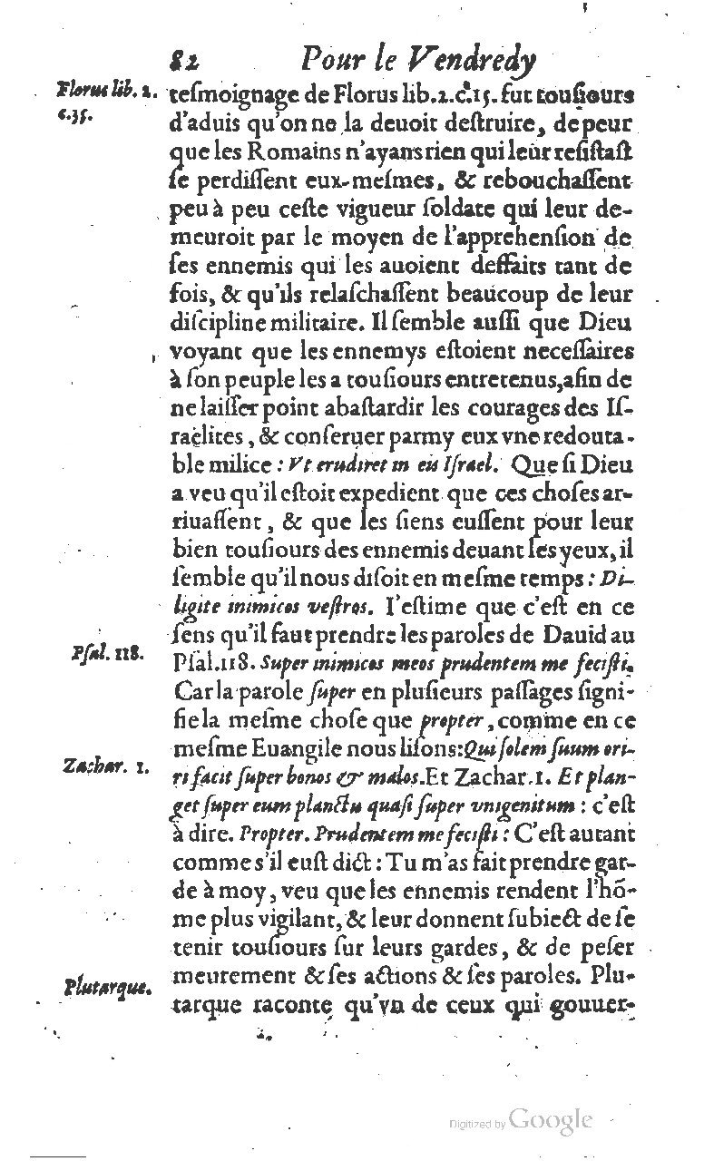 1607 - Nicolas Du Fossé - Trésor quadragésimal - T 01 - BM Lyon