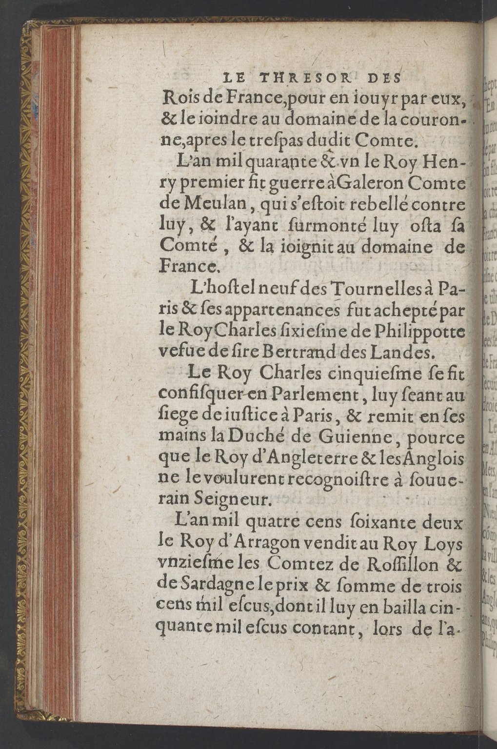 1603 - Galiot Corrozet - Trésor des histoires de France - BnF Tolbiac 1603 - Galiot Corrozet - Trésor des histoires de France - BnF Tolbiac