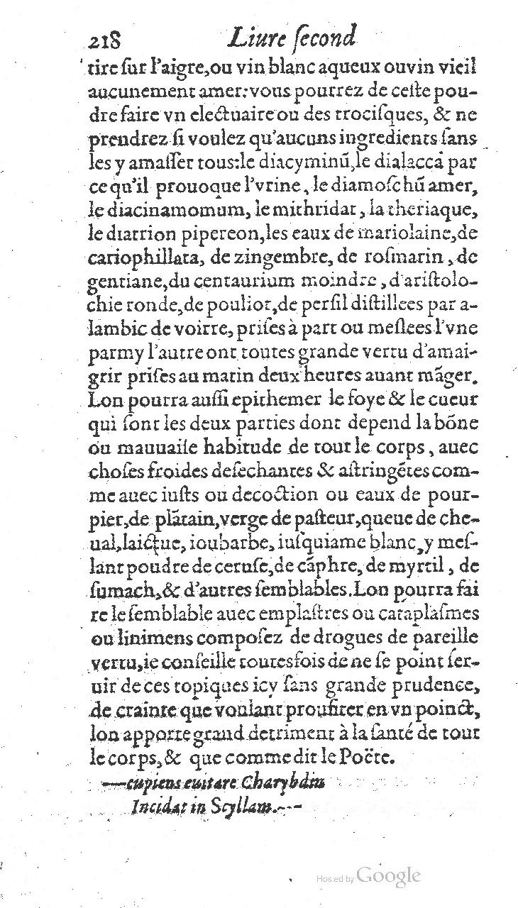 1585 - Jacques du Puis - Trésor des remèdes secrets pour les maladies des femmes - BnF
