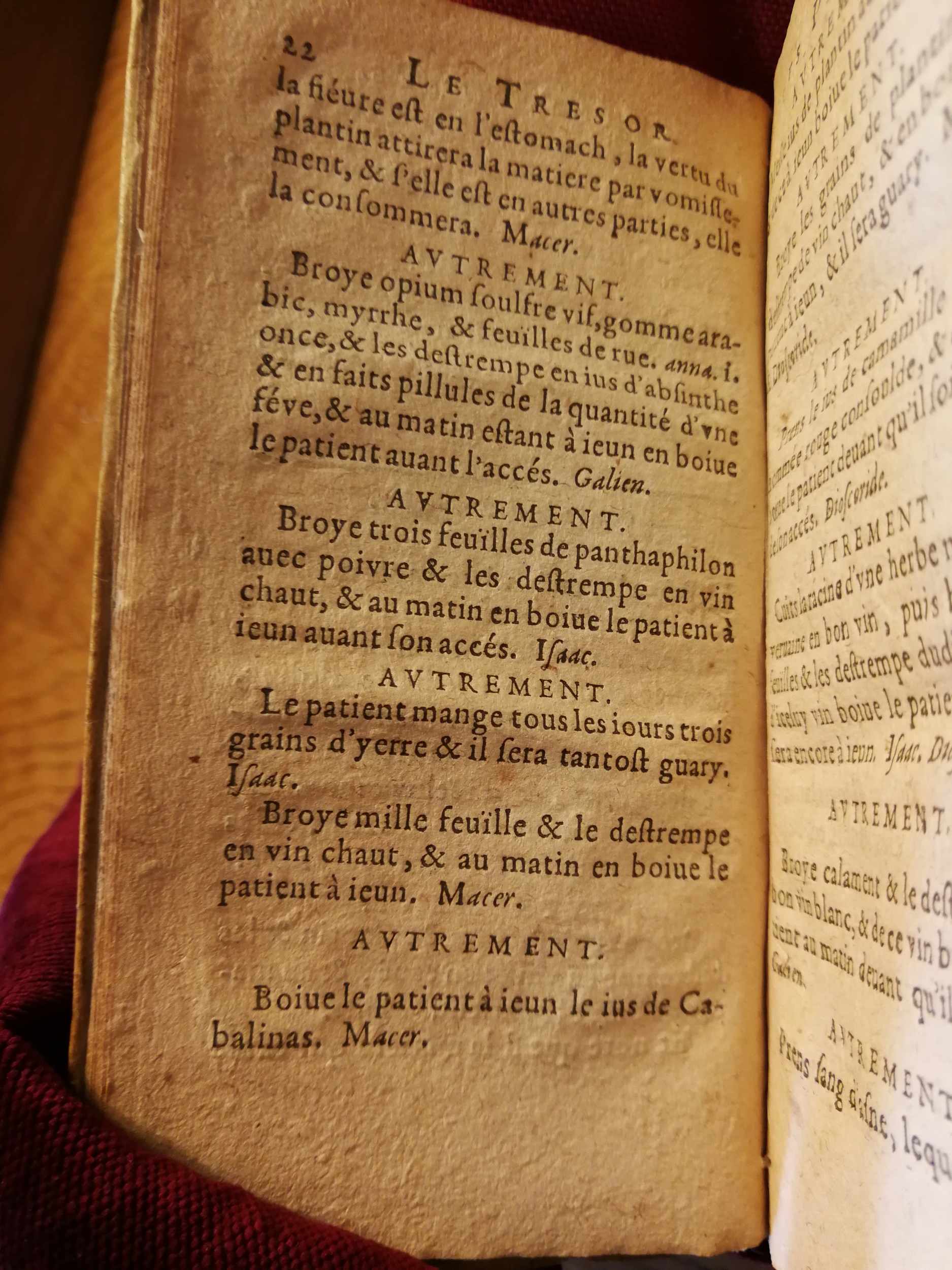 1618 - Antoine Bourriquant - Trésor des pauvres - Bibliothèque Sainte-Geneviève