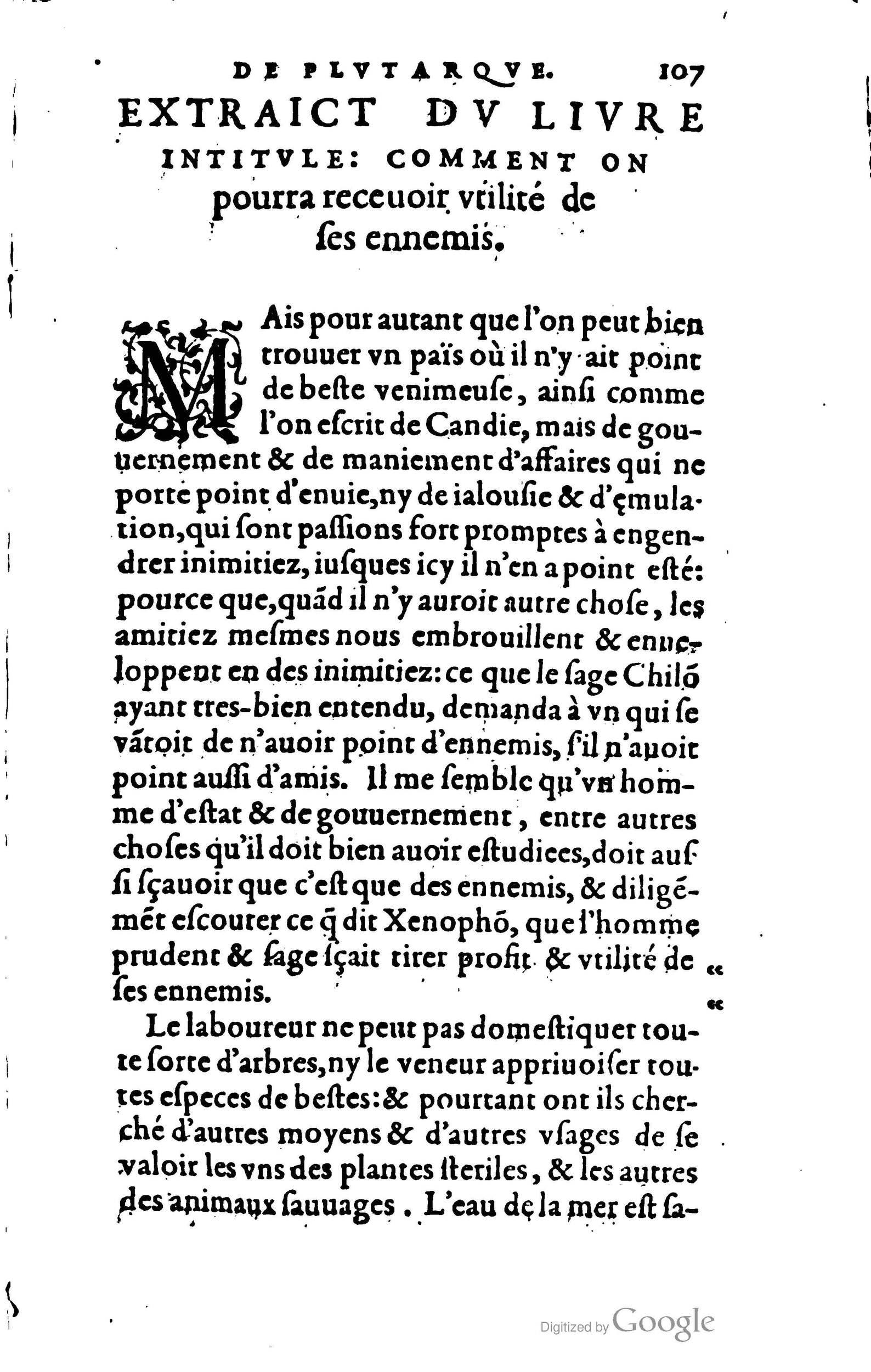 1578 - Jean Poupy - Trésor des morales de Plutarque - BSB Munich 1578 - Jean Poupy - Trésor des morales de Plutarque - BSB Munich