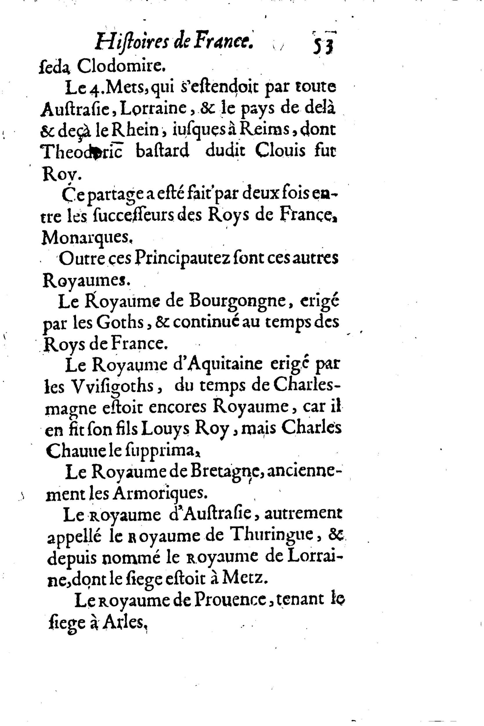 1633 - Jean Corrozet - Trésor des histoires de France - BM Lyon 1633 - Jean Corrozet - Trésor des histoires de France - BM Lyon