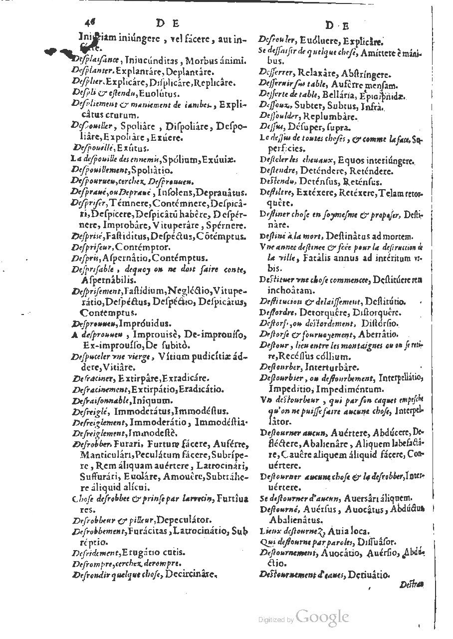 1564 - Henri Hylaire et Louis Cloquemin - Trésor des mots et traits français - BSB Munich