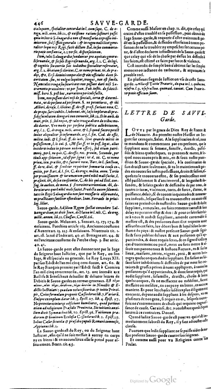 1629 - Veuve Nicolas Buon - Trésor du droit français (21754 T. 3) - BM Lyon
