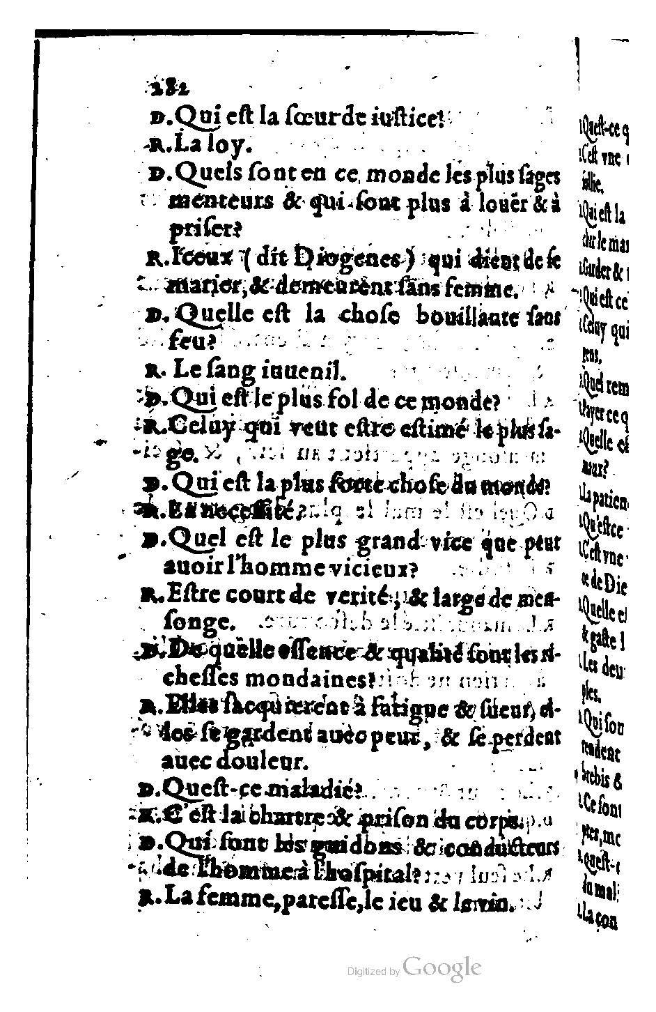 1582 - Nicolas Bonfons - Trésor des sentences dorées - BM Lyon 1582 - Nicolas Bonfons - Trésor des sentences dorées - BM Lyon