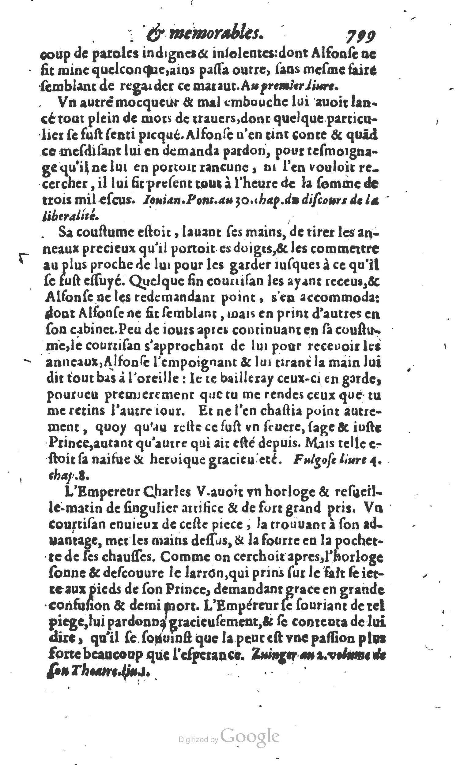 1610 - Paul Marceau - Trésor d’histoires admirables et mémorables - Princeton