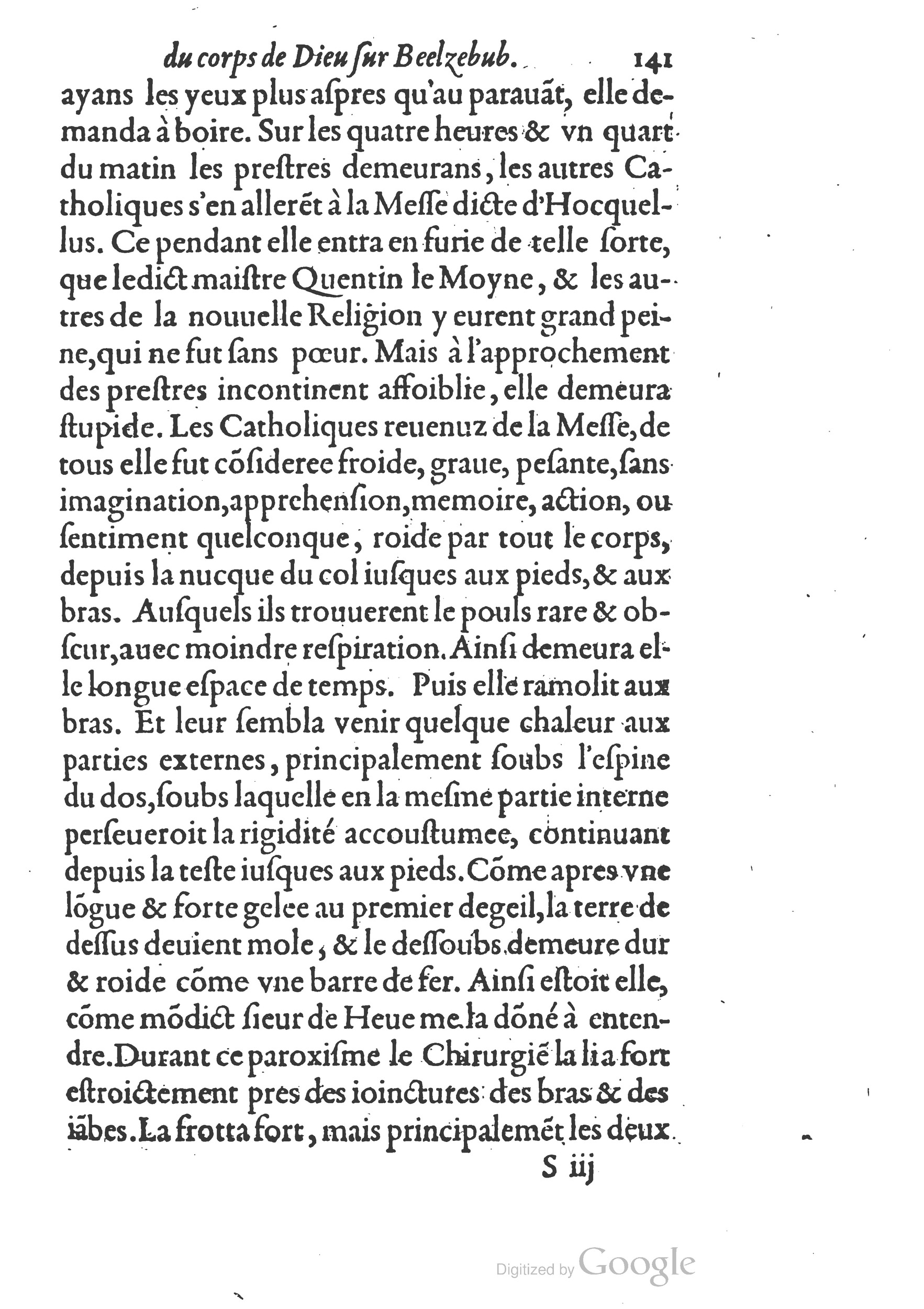 1578 - Nicolas Chesneau - Trésor et entière histoire de la triomphante victoire du corps de Dieu sur l’esprit malin - British Library