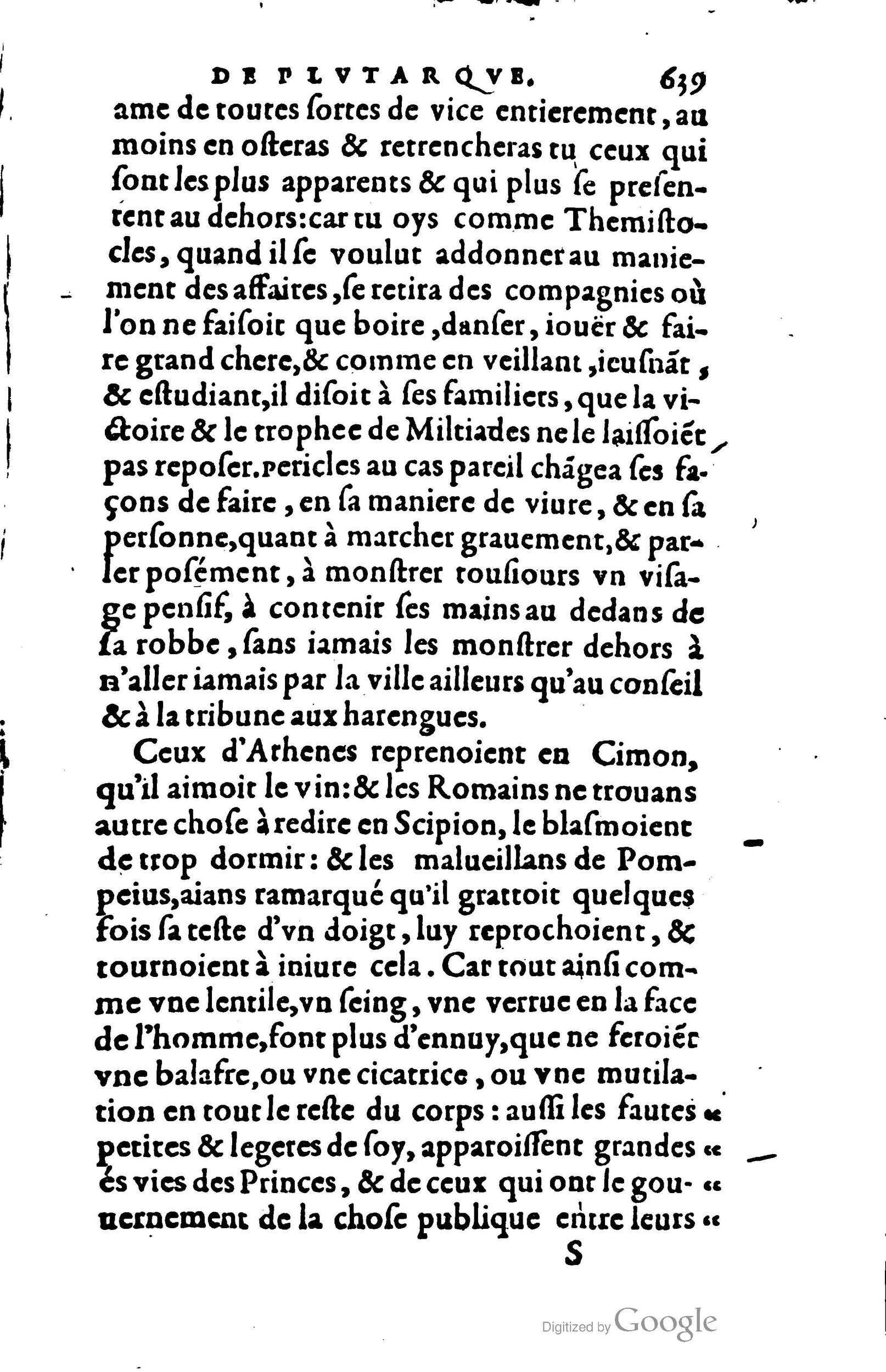 1578 - Jean Poupy - Trésor des morales de Plutarque - BSB Munich