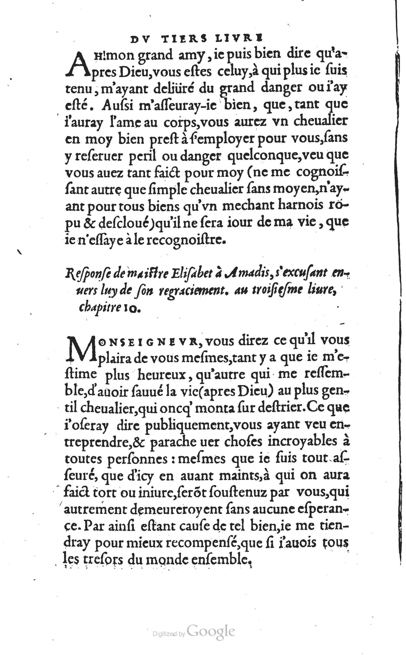 1560 - Vincent Sertenas et Gilles Robinot - Trésor des Amadis - British Library