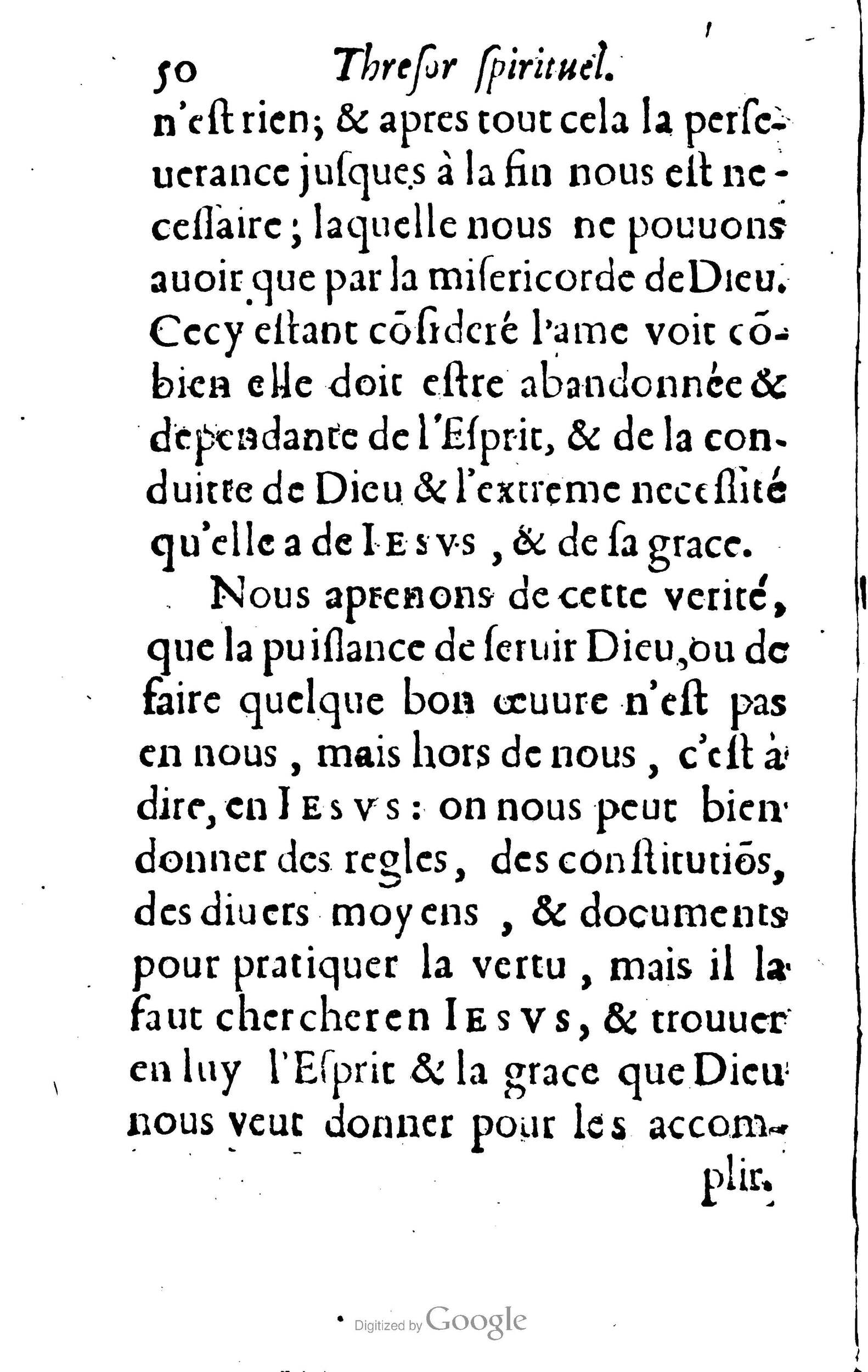 1633 - François Waudré - Trésor spirituel contenant les excellences du christianisme - BM Lyon