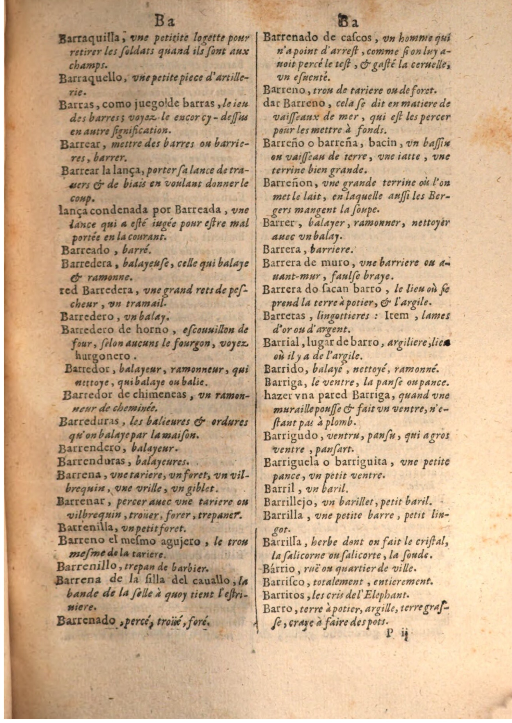 1645 - A. de Sommaville et A. Courbé - Trésor des deux langues espagnole et française - BSB Munich