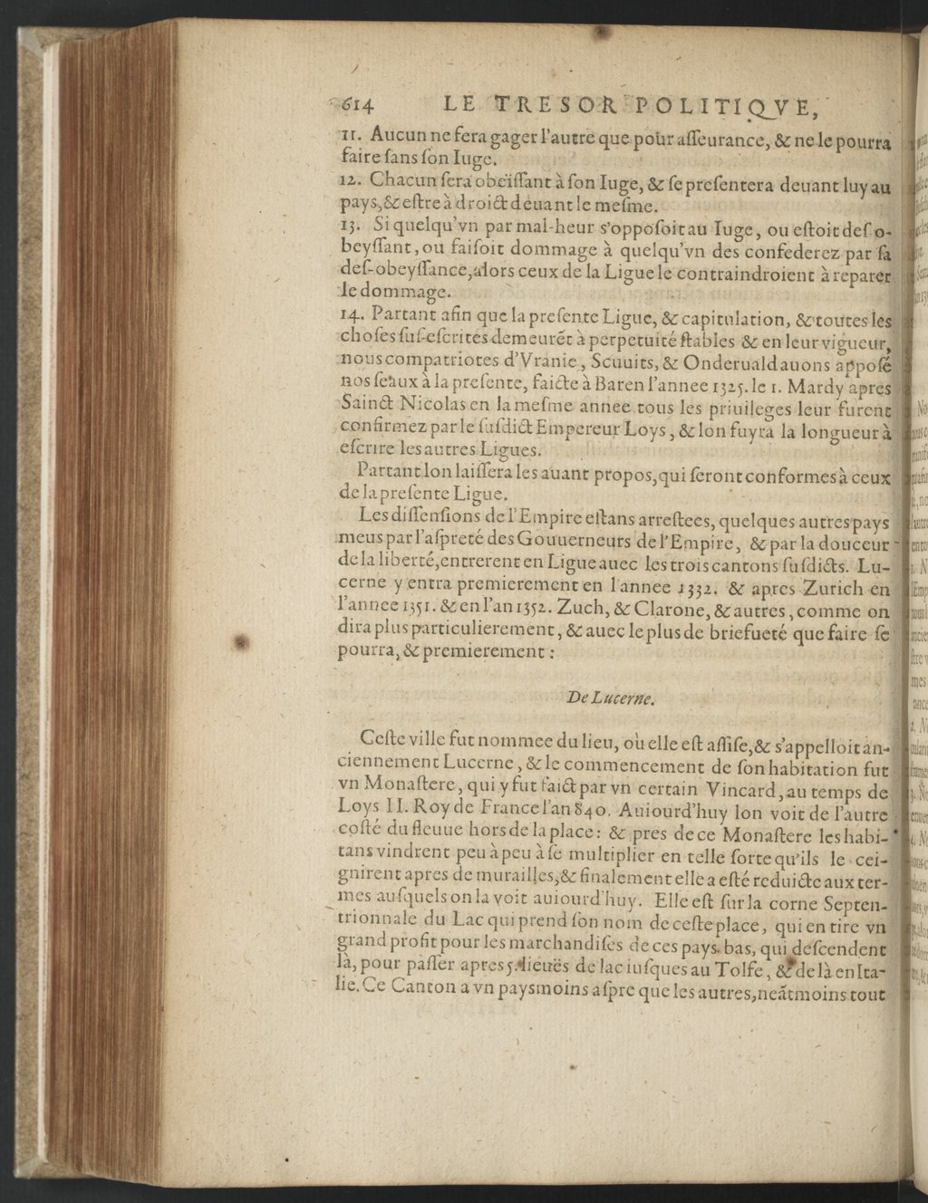 1608 - Nicolas Du Fossé - Trésor politique - BnF Tolbiac