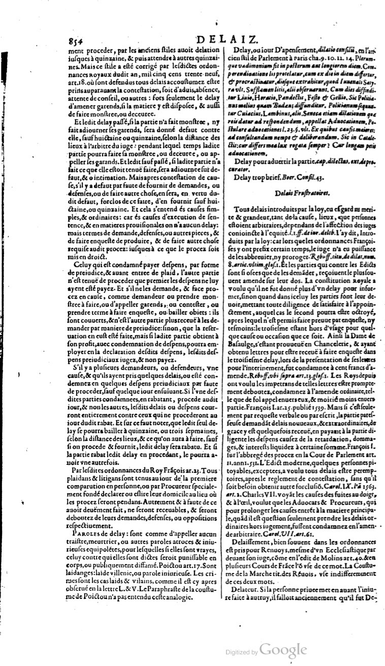 1629 - Veuve Nicolas Buon - Trésor du droit français (21754 T. 1) - BM Lyon