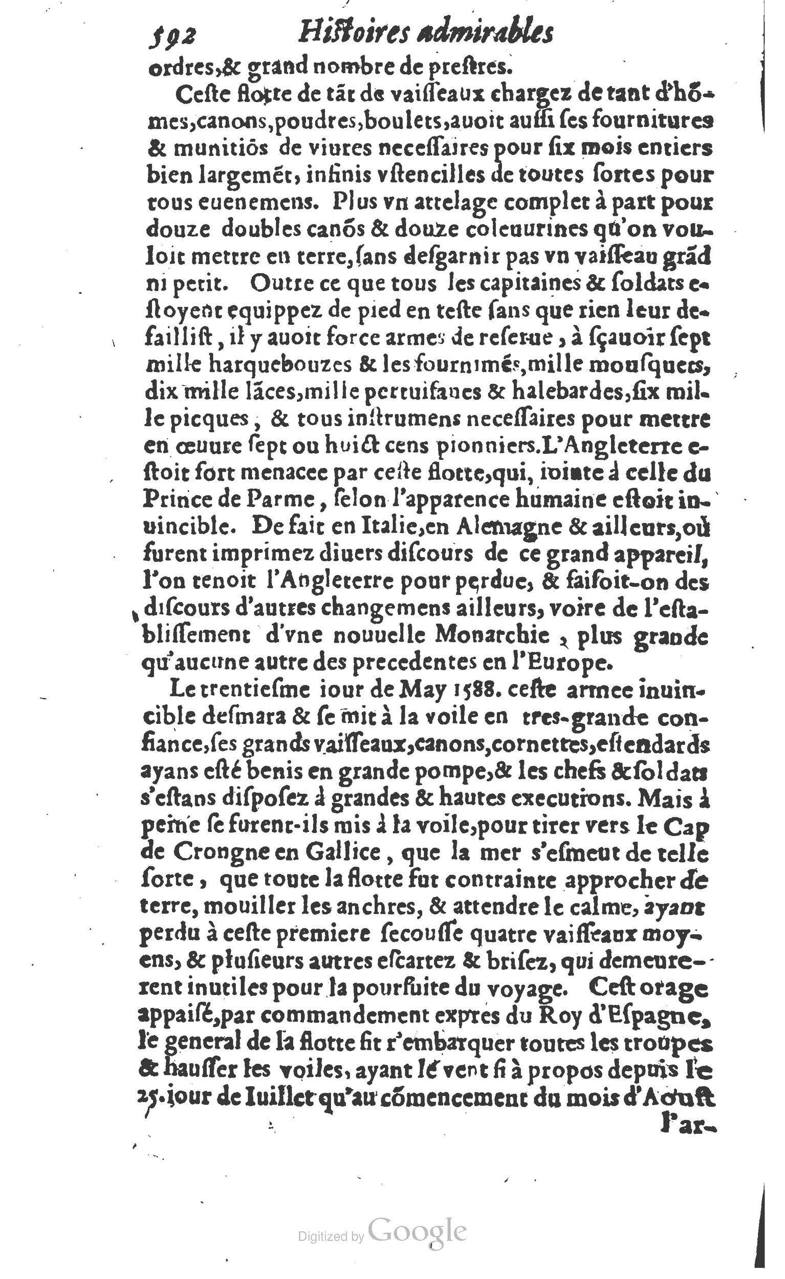1610 - Paul Marceau - Trésor d’histoires admirables et mémorables - Princeton