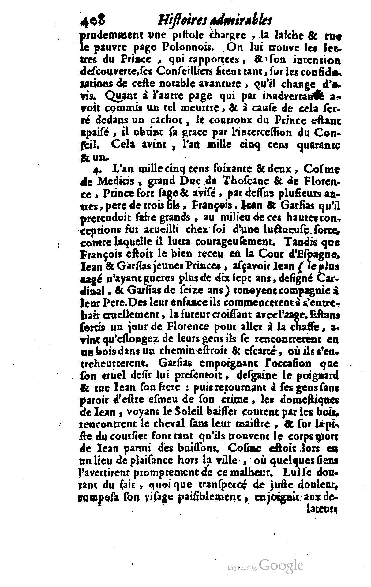 1628 - Jacques Crespin - Trésor d’histoires admirables et mémorables - BSB Munich